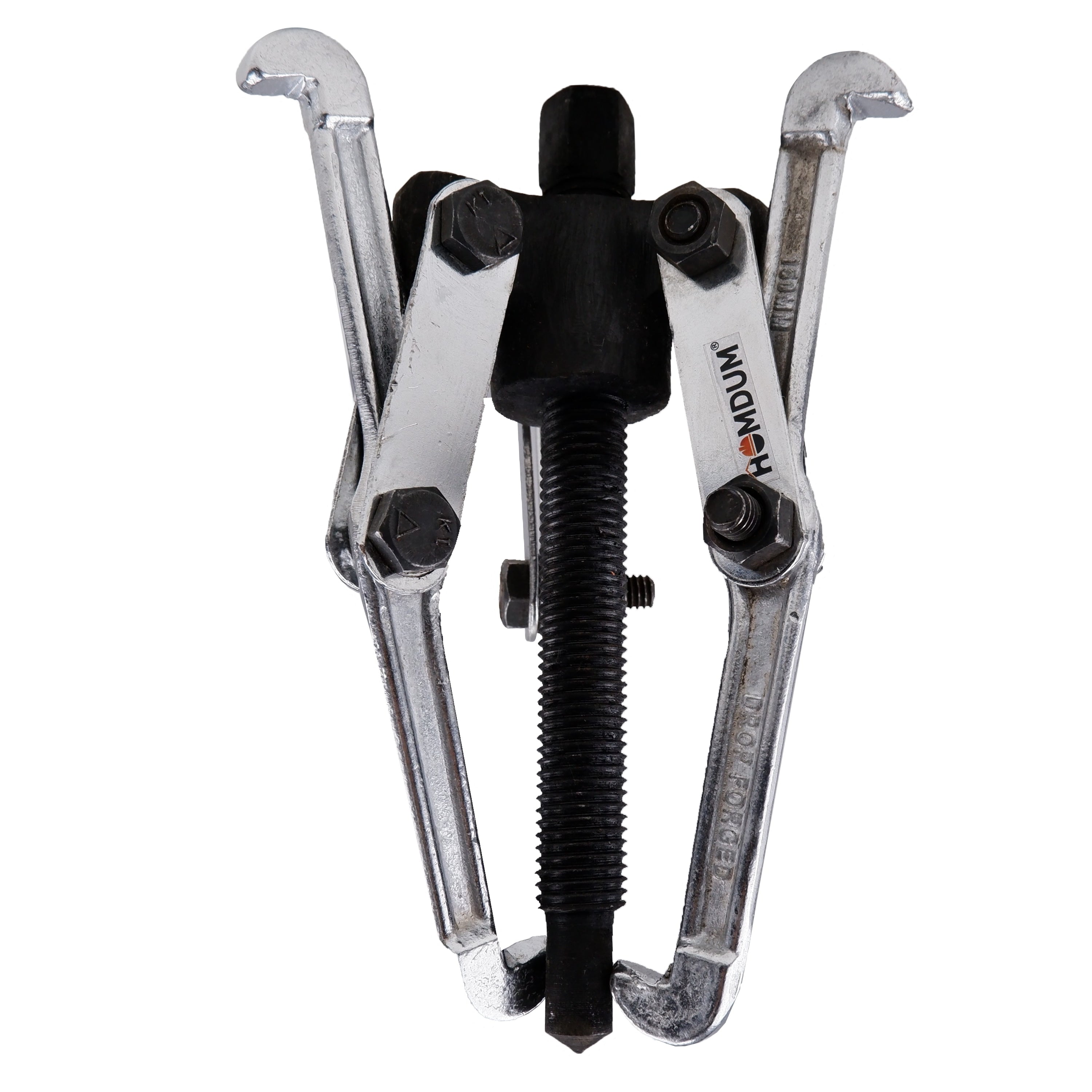 Homdum 6 inch 3 Legs/Jaws Bearing Puller Heavy Chrome Vanadium Steel Gear Puller size 150 mm (Black and Silver)