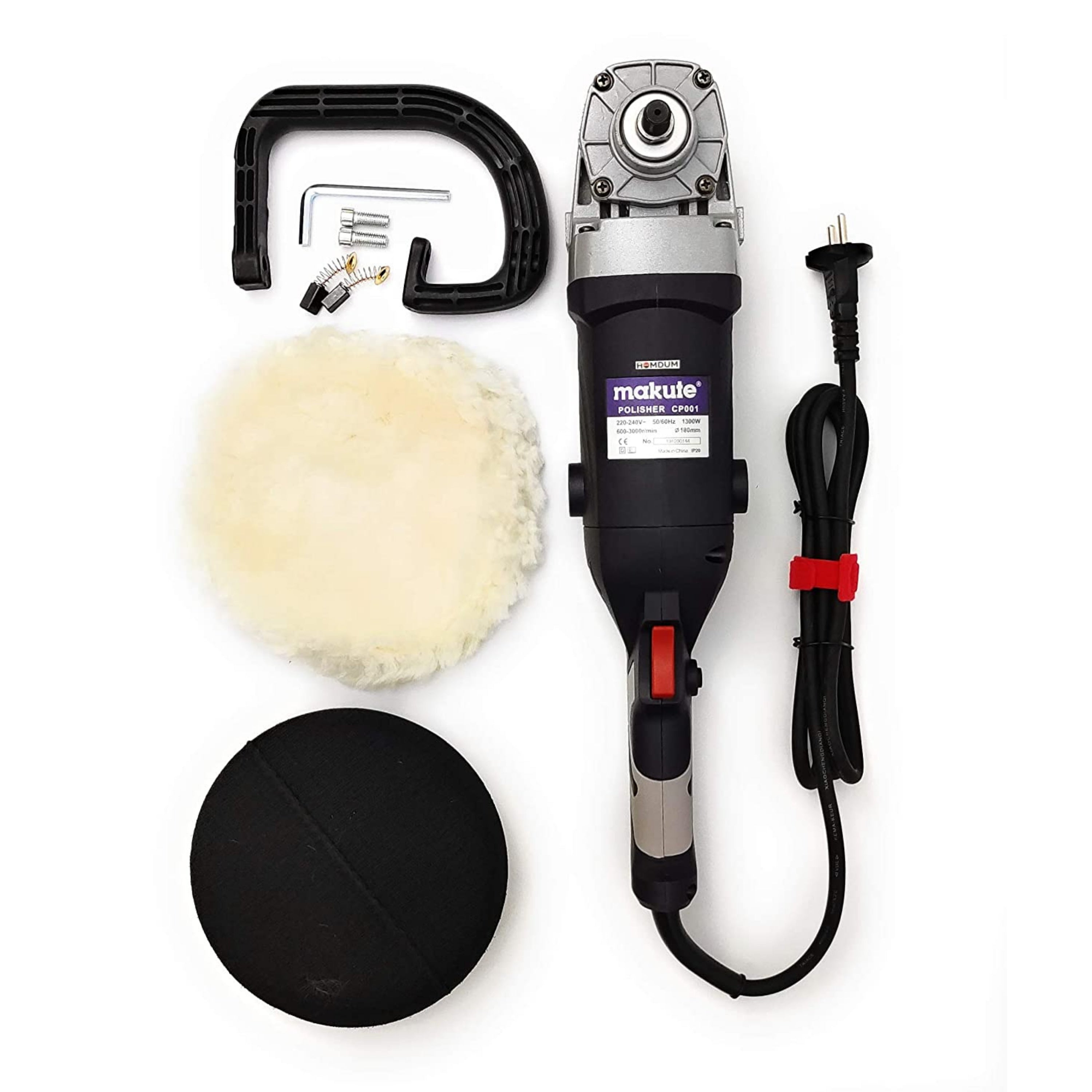 Homdum Makute 7inch car polisher machine 1300W buffing grinder 