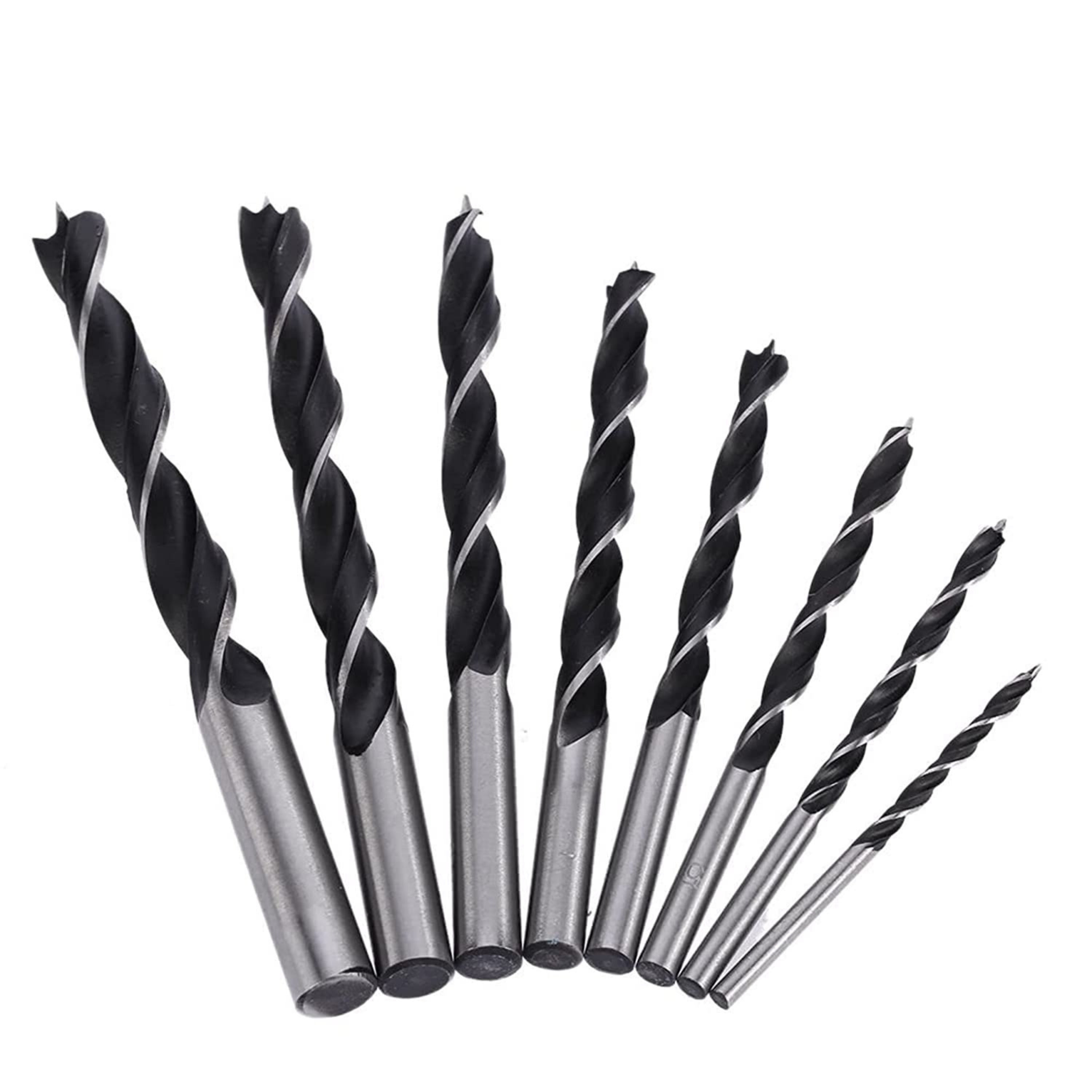 Homdum 8pcs brad point woodworking drill bit set