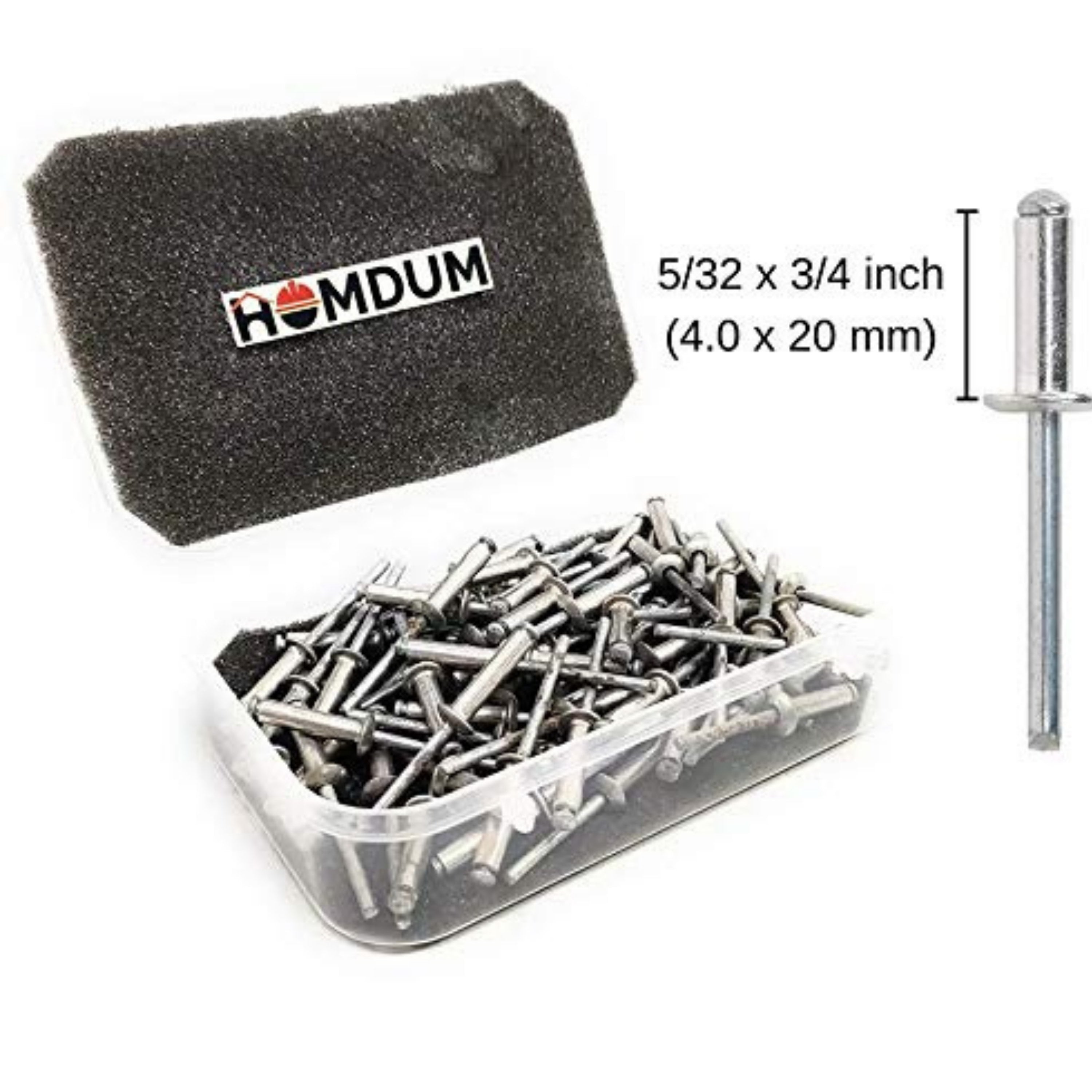 Homdum 4.0 x 20 Aluminium Blind Rivet