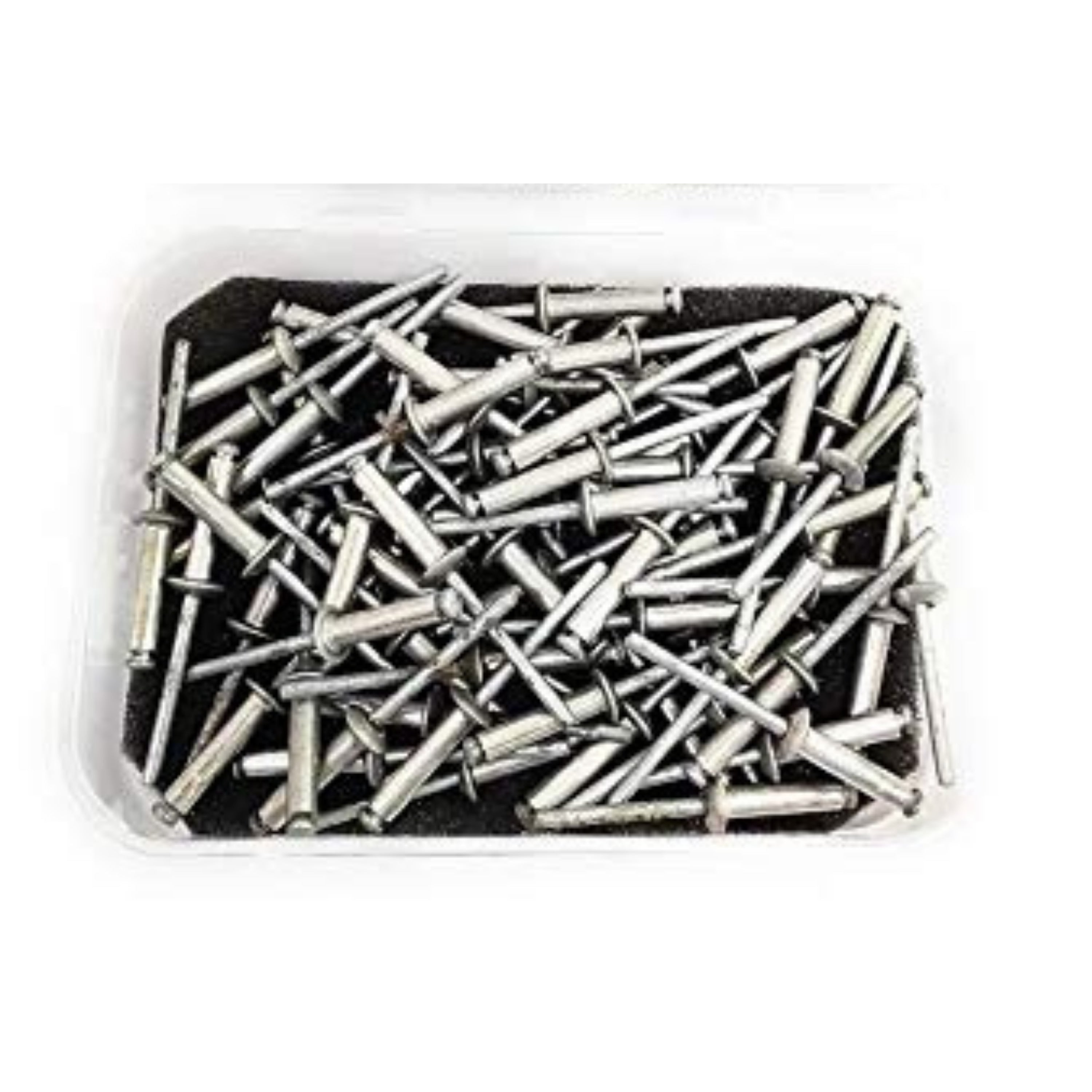 Homdum Aluminium Blind Rivet - Metal POP Rivets for Riveting Gun/Riveter machine Pack of 100 Pieces. (4.8 x 12)