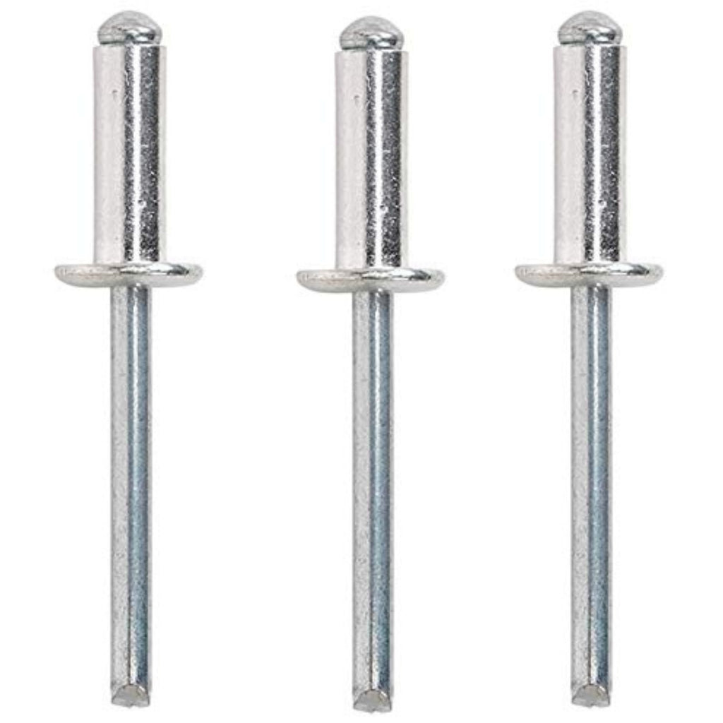 TOUHIA 100pcs Aluminum Pop Rivets 1/8 x 1/4 Dome Head Blind Rivets(4-2),  Gap 0.06 - 0.12