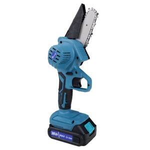Homdum 36V Cordless Chainsaw Procut One Hand Lightweight Portable Battery Operated 4” inch Mini Chain Saw for Pruning Tree Branch Wood Cuttingn With 2 Pc MAX Li-ion Chargable Batteries with charger