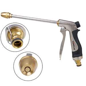 Homdum Garden Hose & High-Pressure Nozzles Spray Gun  with Foam Attachment for Car Washing, Plants Watering and Cleaning.