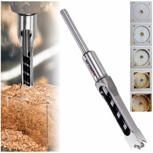 Homdum 1/2inch Square hole drill bits wood mortising chisel for Woodworking, Auger Tool Mortise drill bit drilling dia 12 mm.