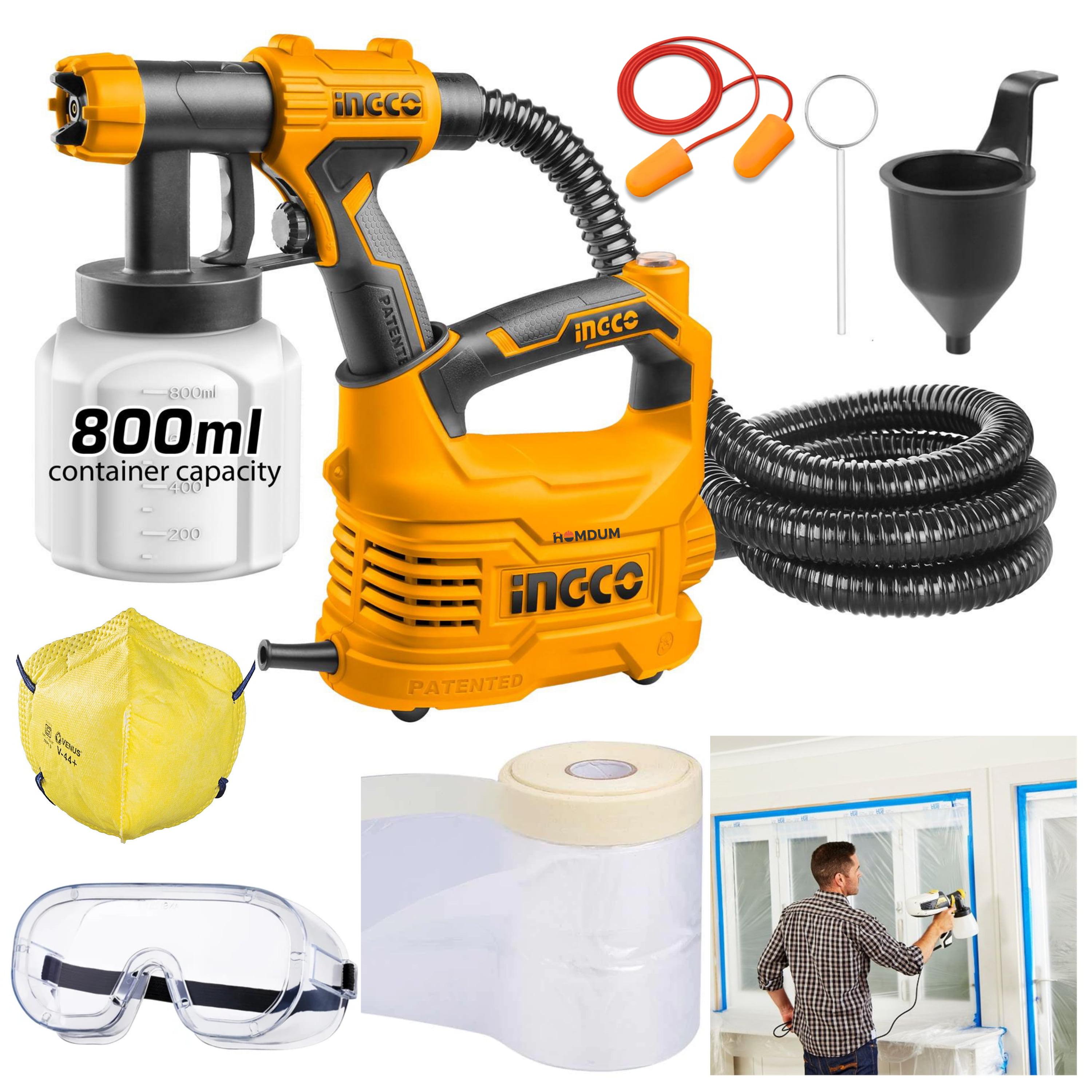 Homdum Ingco Electric HVLP Paint Sprayer Gun 500W