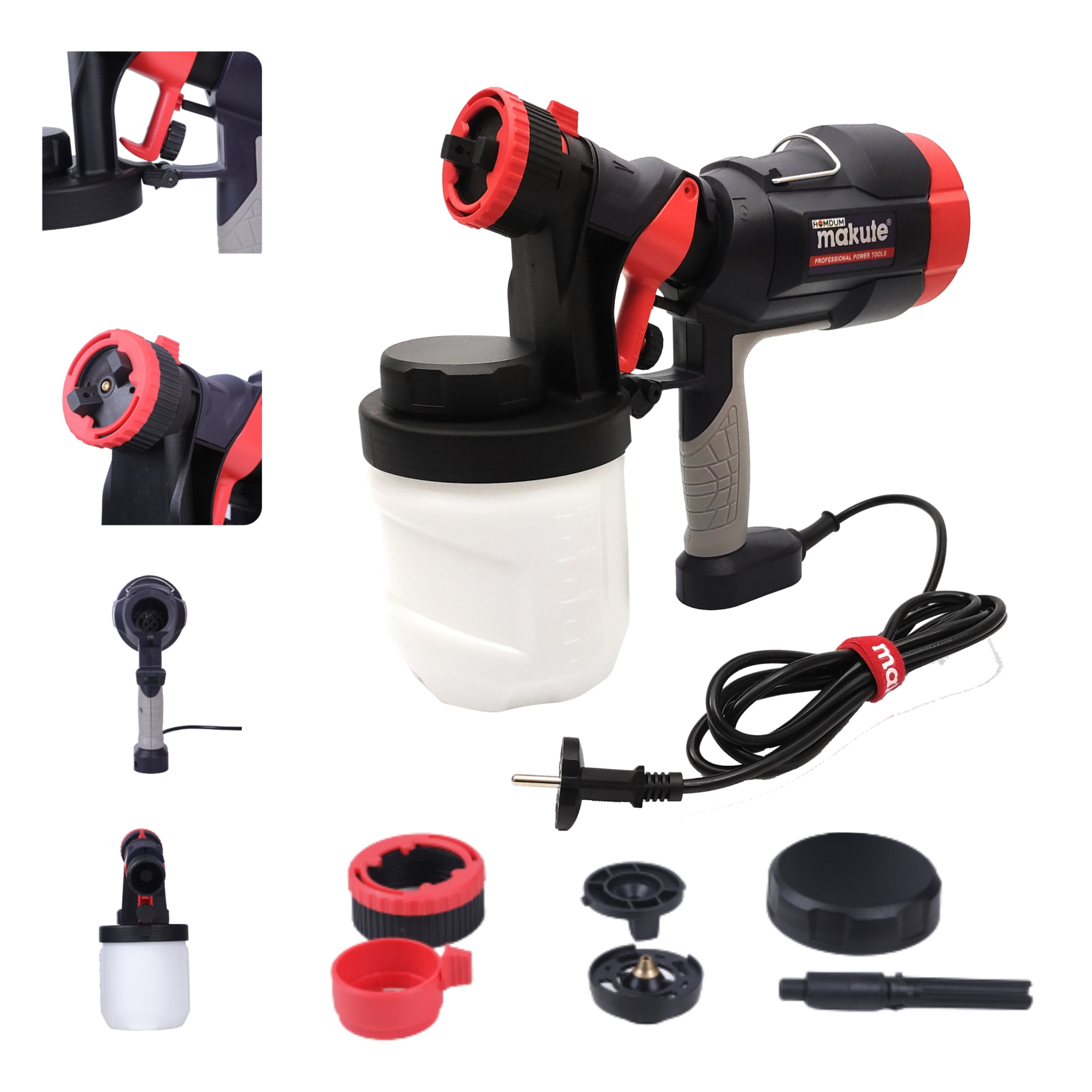 Homdum Electric HVLP Paint spray gun 400W Makute