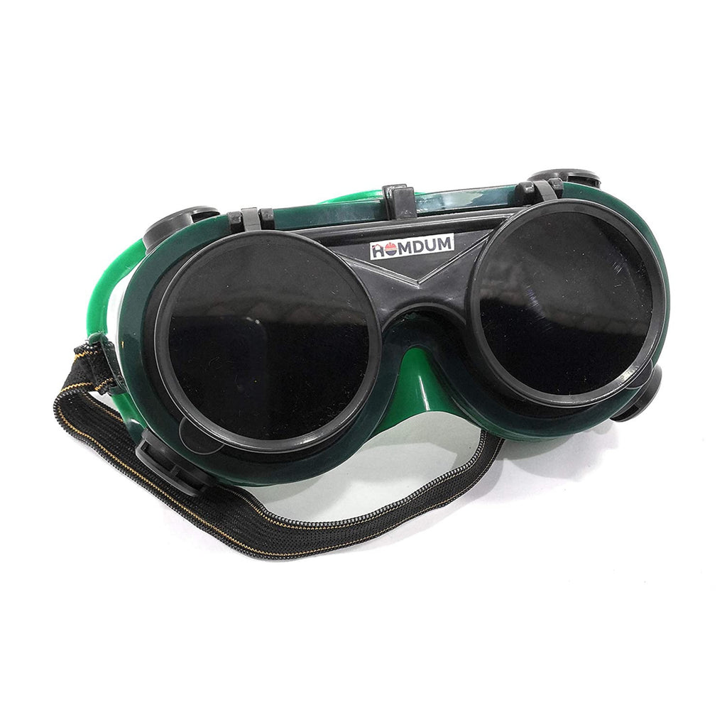 Homdum Green Flip Up Lens Eye Glasses Welding Goggles