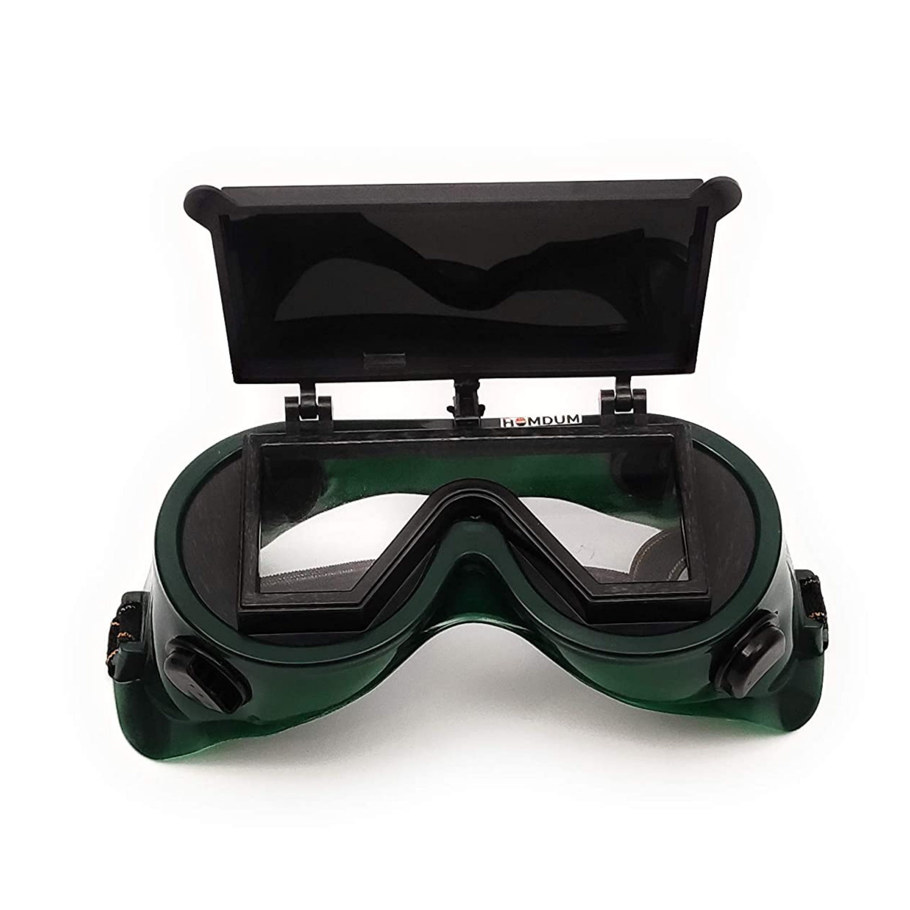 Homdum Green Square Flip Up Lens Eye Glasses