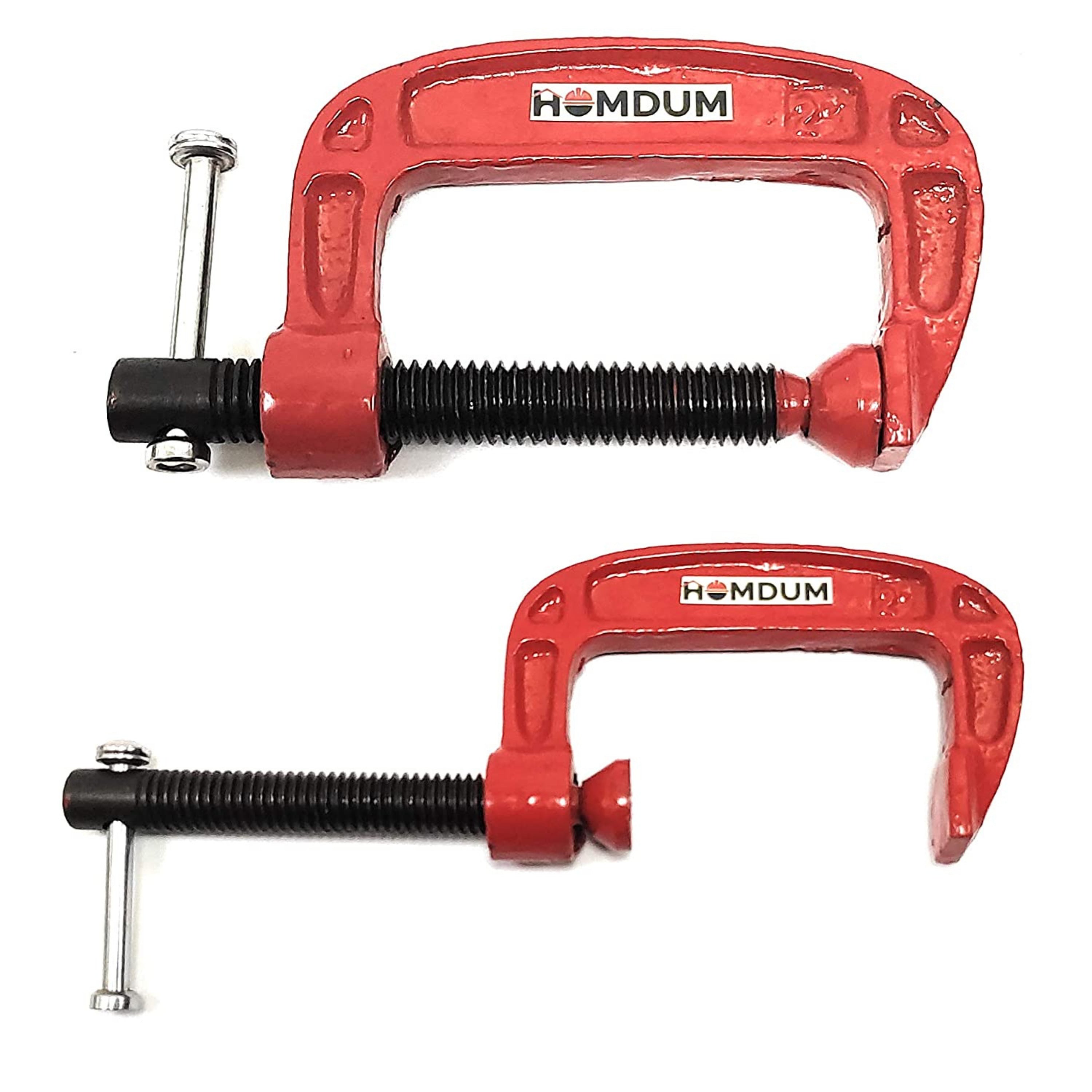 Homdum Heavy Duty G Clamp | C Type Clamping Tool | Pack of 2 Pieces (2 inch)