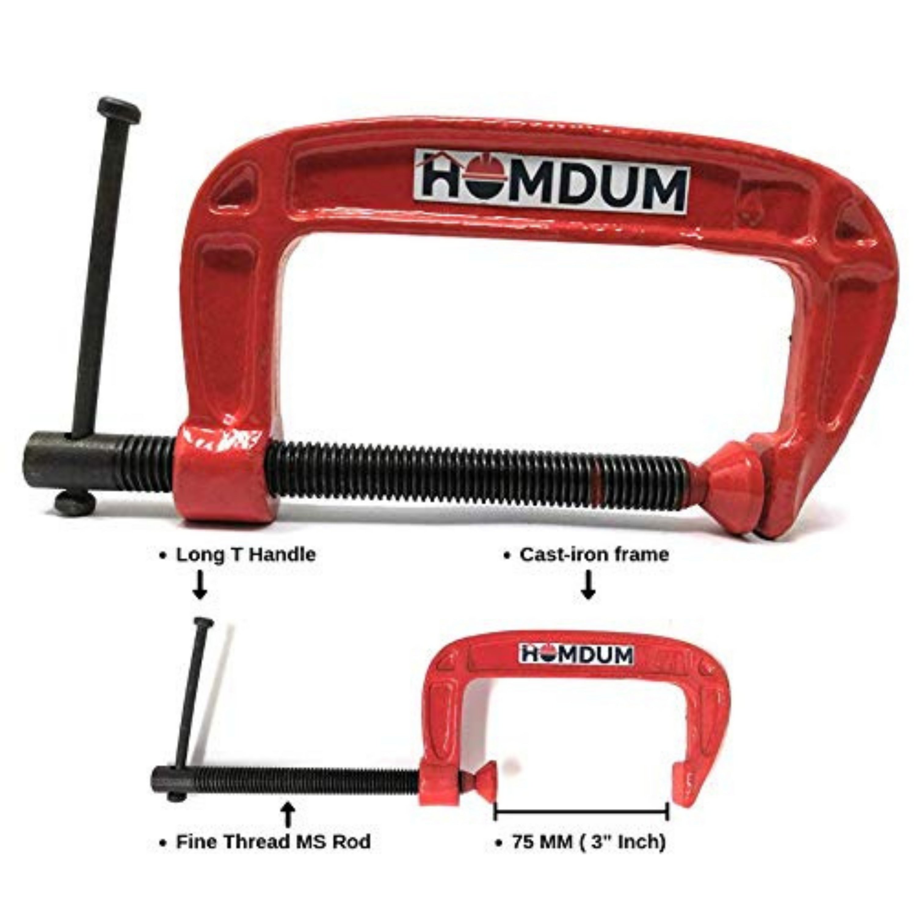 Homdum Cast iron frame G Clamp