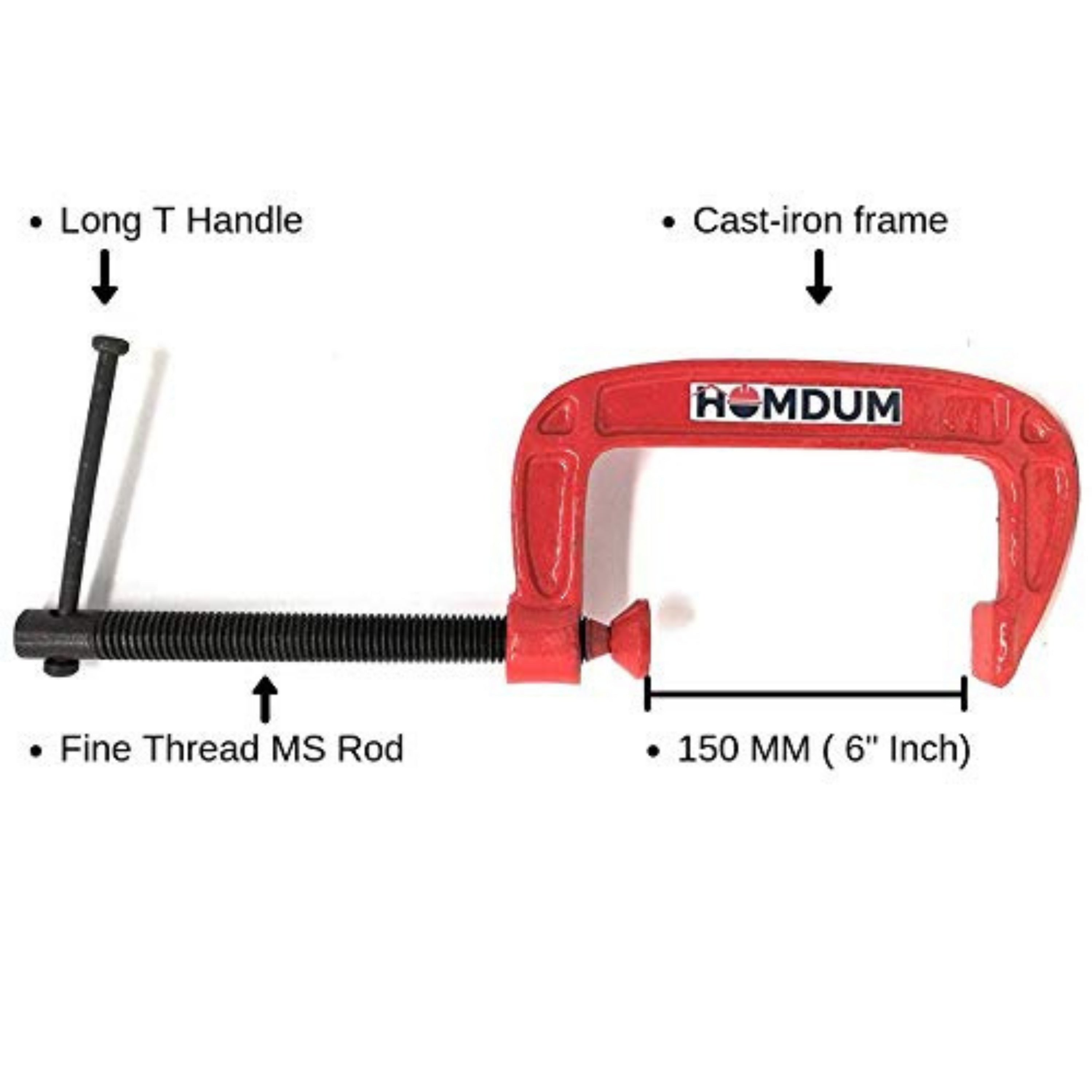 Homdum  G clamp Fine thread 