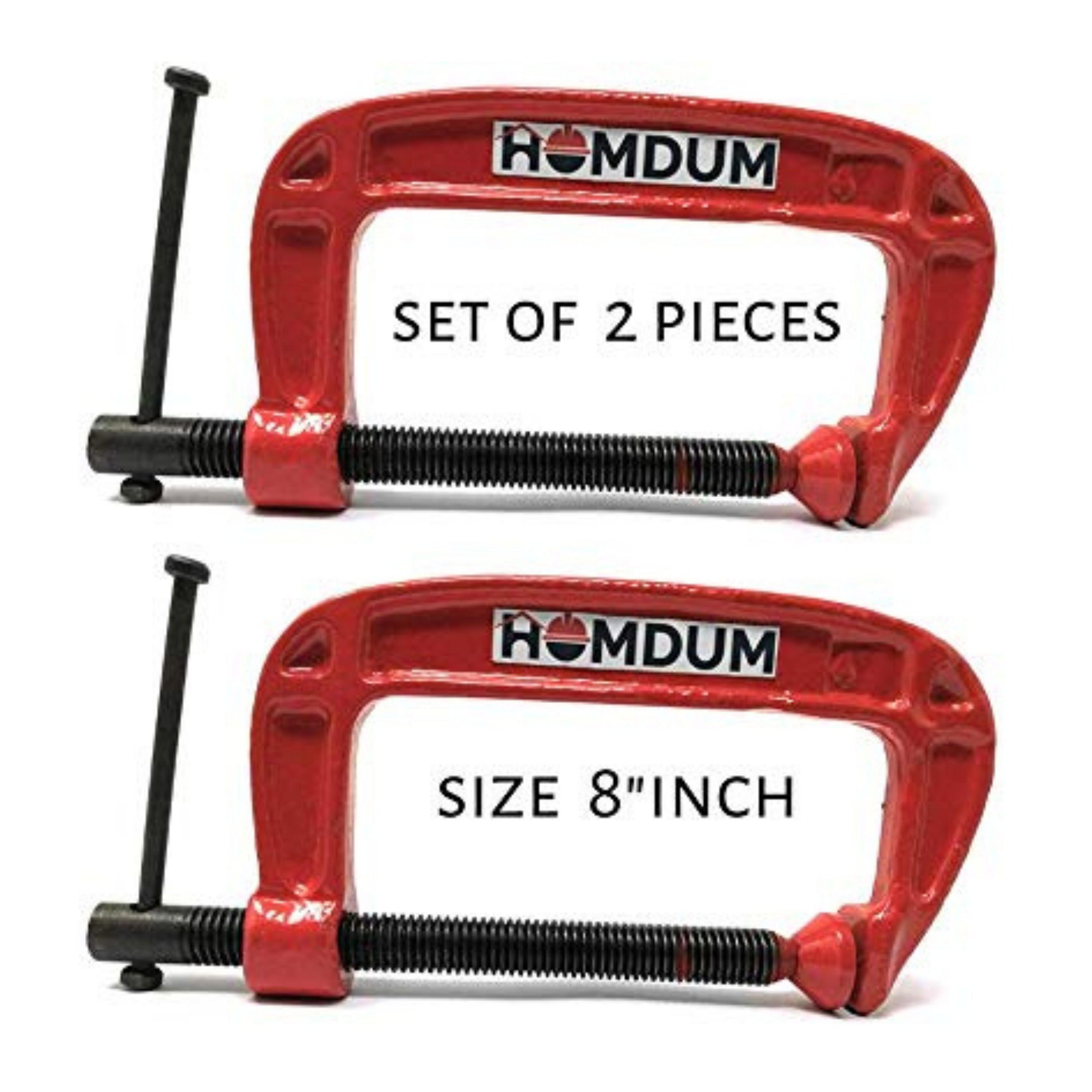 Homdum 2 pieces 8" Heavy Duty G Clamp