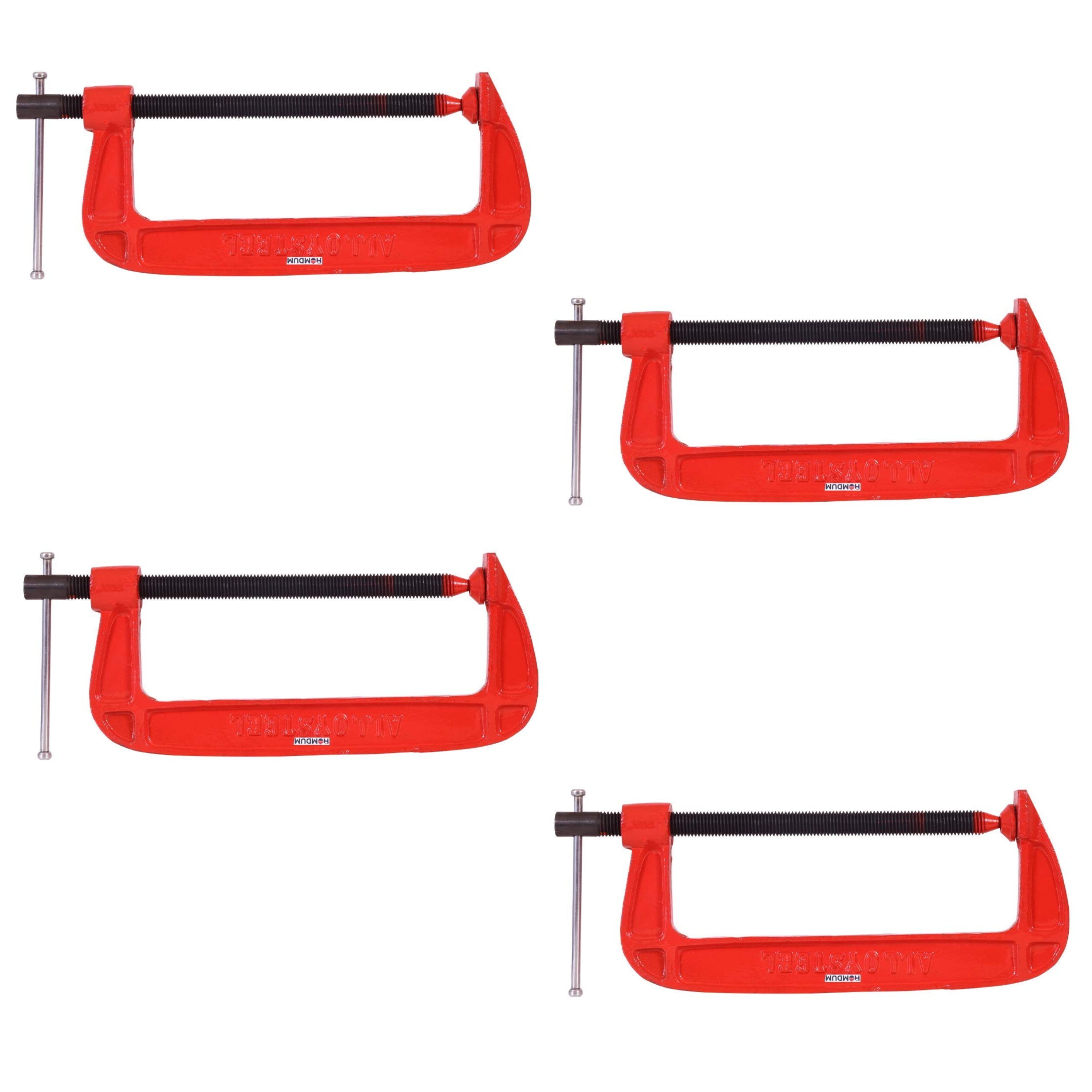 Homdum 10" 4 pieces G clamp