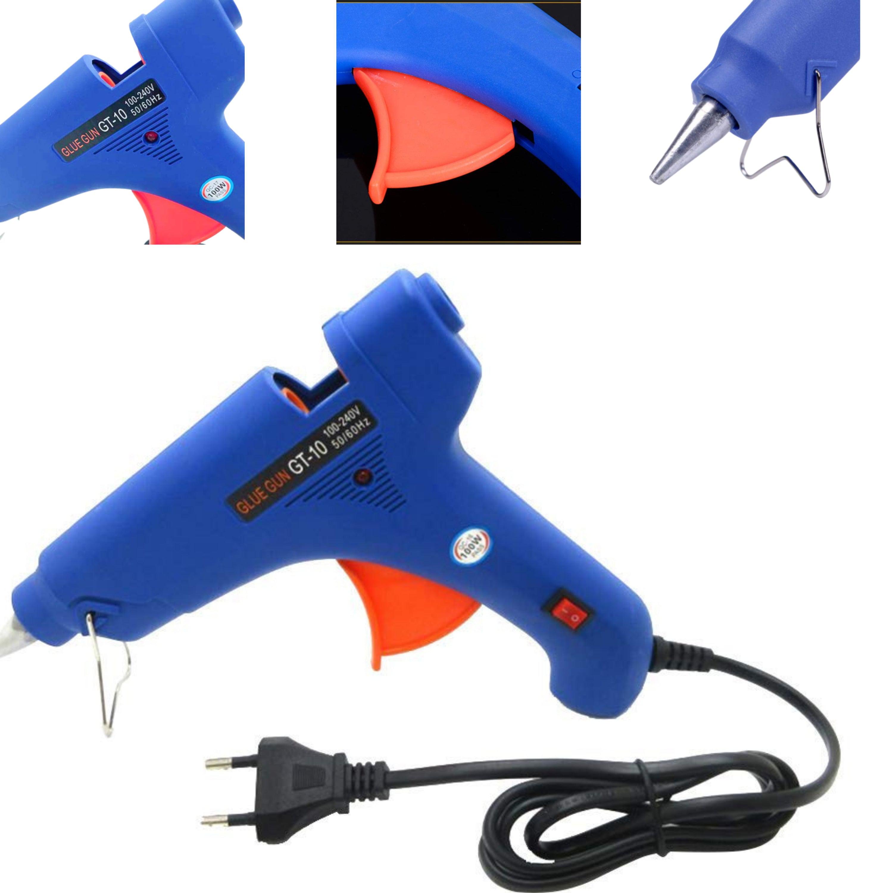 Homdum Hot Melt Glue Gun with 5 Sticks for Home Quick Repairs and DIY Projects