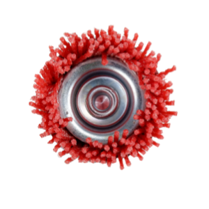 Homdum INGCO Red Nylon Fiber Brush Cup Brush 50 mm Diameter ¼” Shaft 4500rpm Drill bits Cleaning Brush Polishing Brush Derusting disc Brush