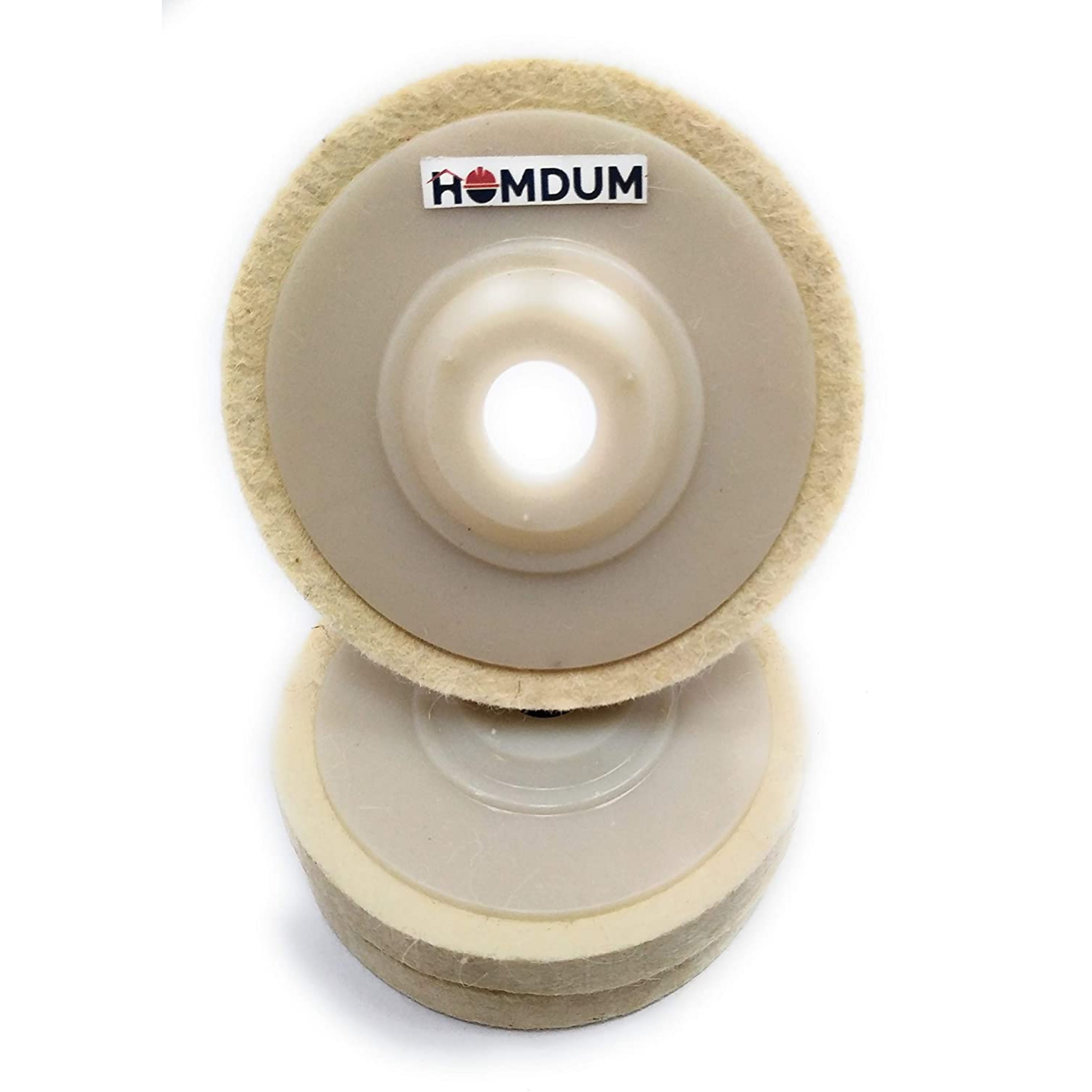 Homudm felt buffing pad white