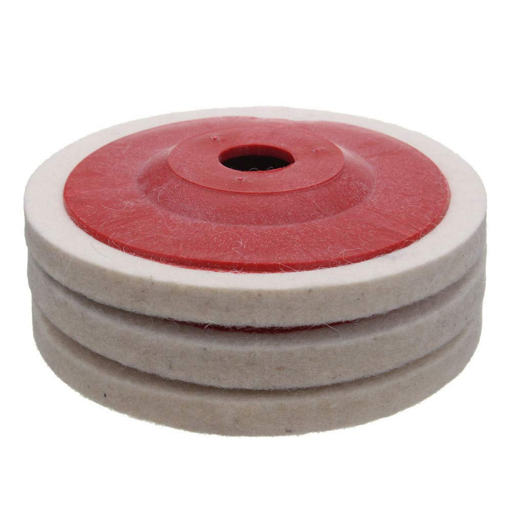 BUY Homdum MAF Wool Felt buffing pad wheel disc, 4 inch angle grinder