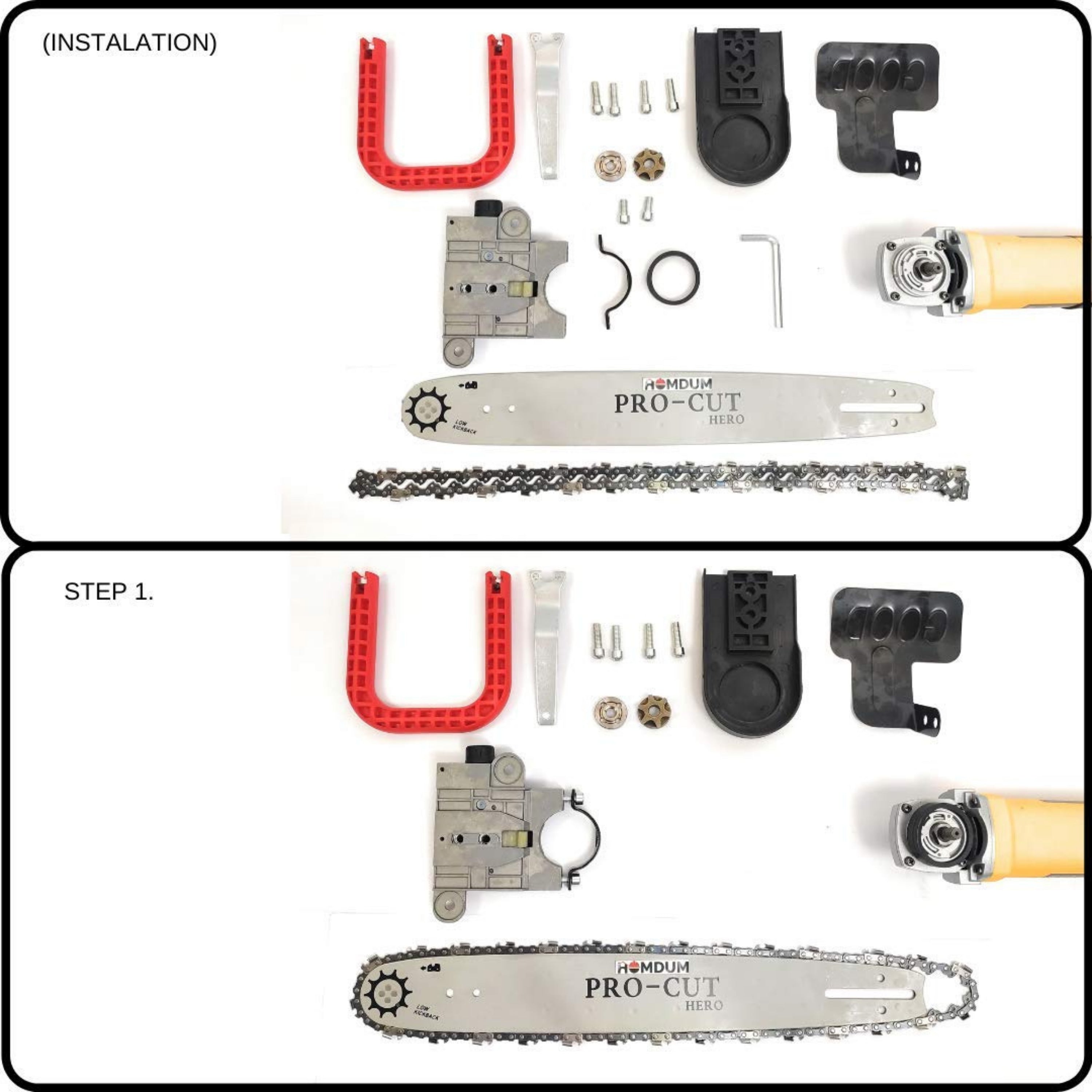 Homdum Mini Chainsaw instalation