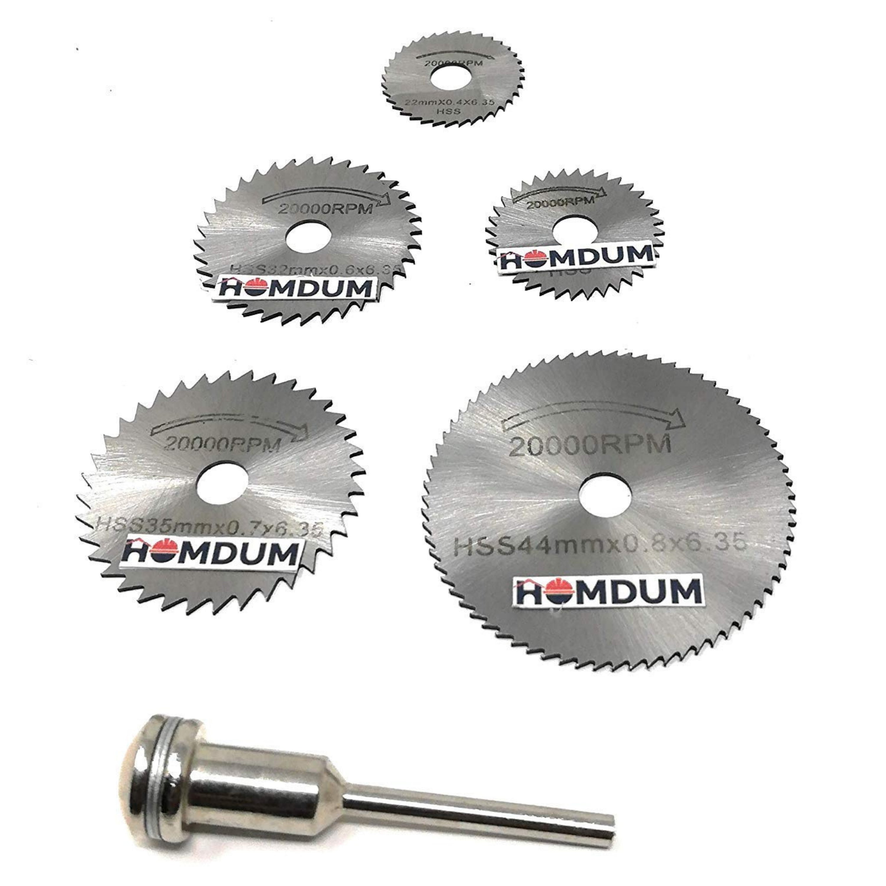 Homdum Multi functional Mini Rotary Die Grinder Kit with Flexible Shaft and 252 Pieces of accessories + 3 PCs Mini Multi Circular Saw Blade + 6 Pcs Mini Circular HSS Saw Blade