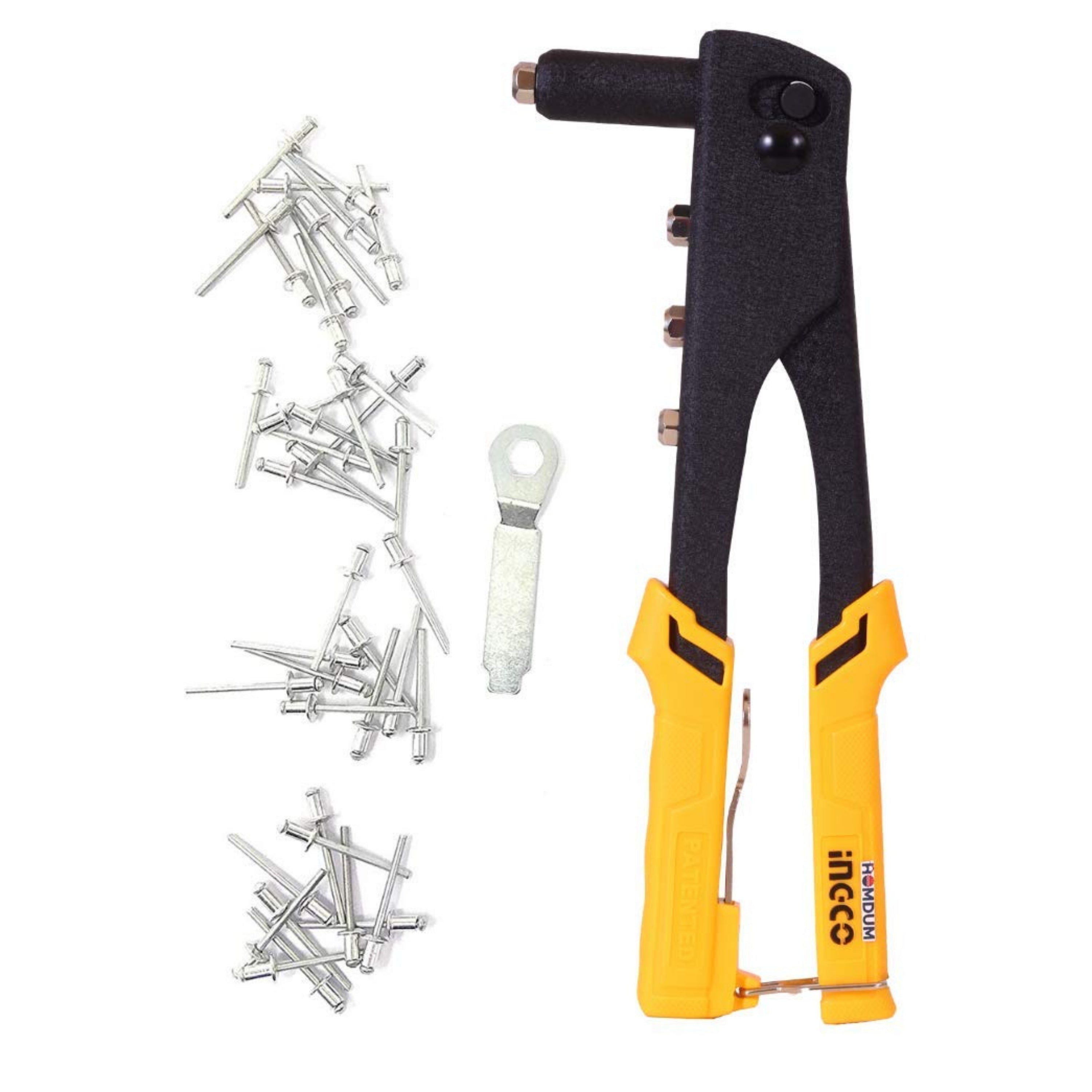 Homdum Ingco Non Slip 10.5" Rivet Gun with Nose Pieces