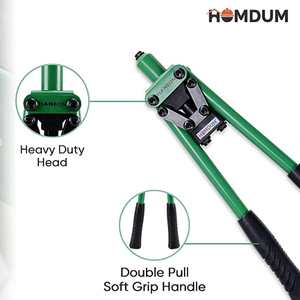 Homdum Non Slip 12" Double Handle Rivet Gun 