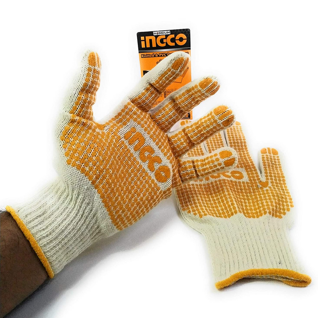 PVC Dot Knit Gloves - Large - Long Island Gloves, Long Island Safety  Supplies - 631-524-5444