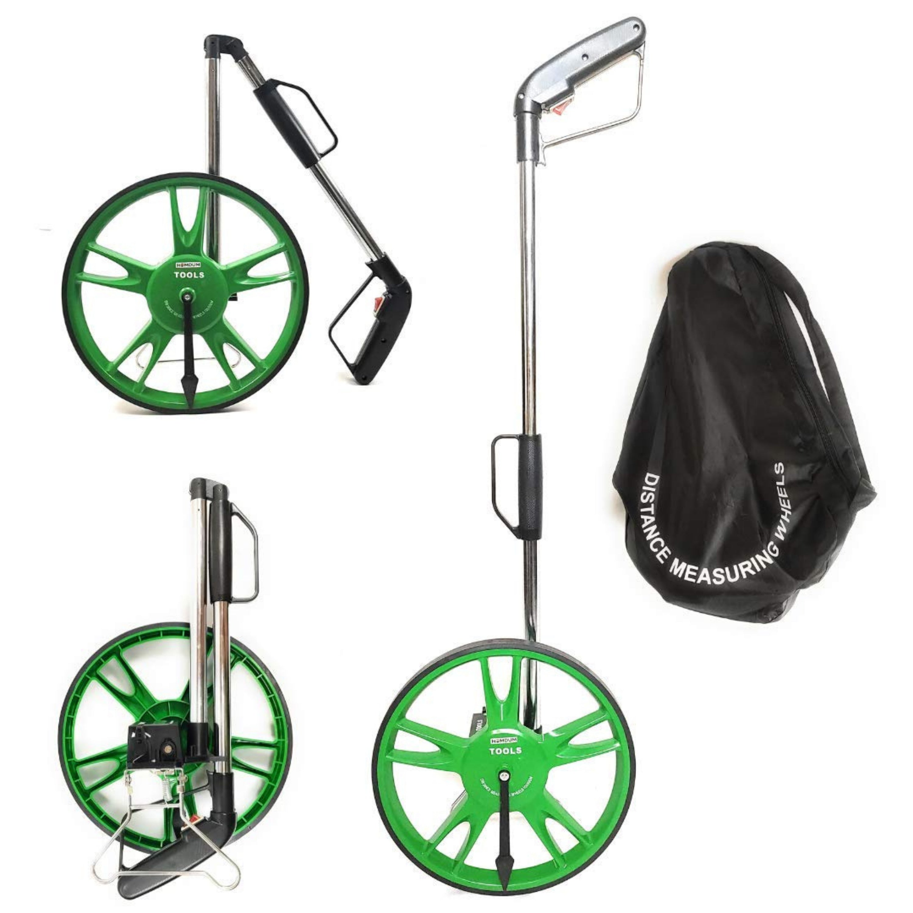 Homdum Portable Rodometer Road Distance Measuring Wheel