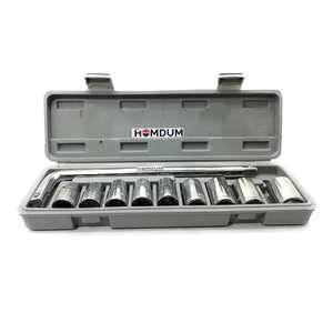 Homdum Stainless Steel Socket Wrench Garage Set