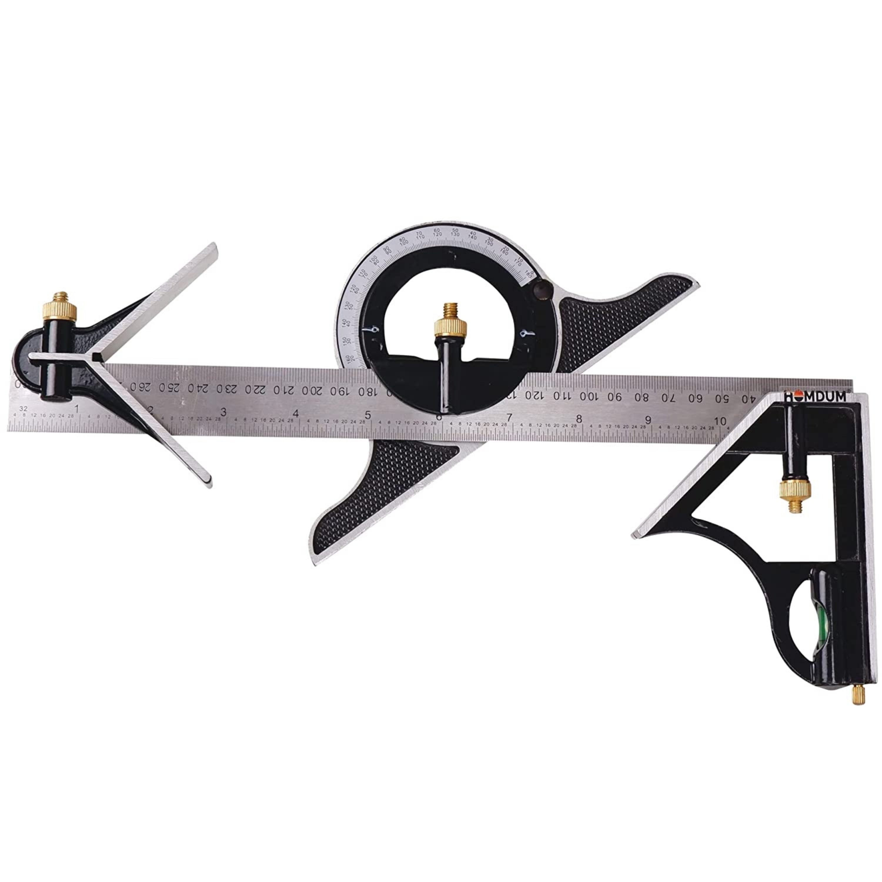 Homdum 12" combination set with protractor