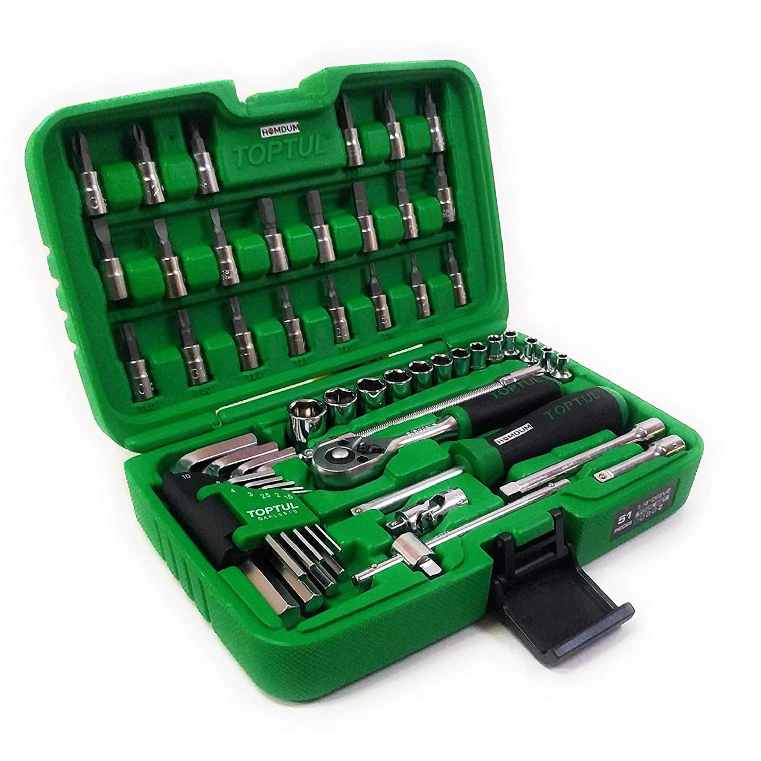 Homdum 51 pc Socket Wrench Set