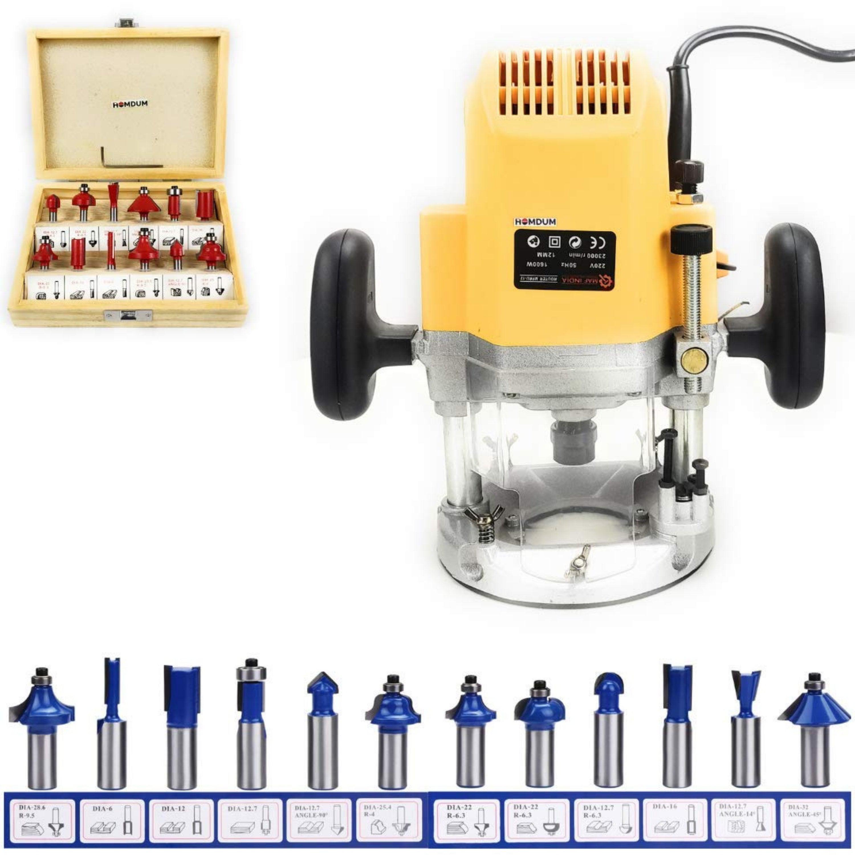 Homdum Wood Router Machine Combo