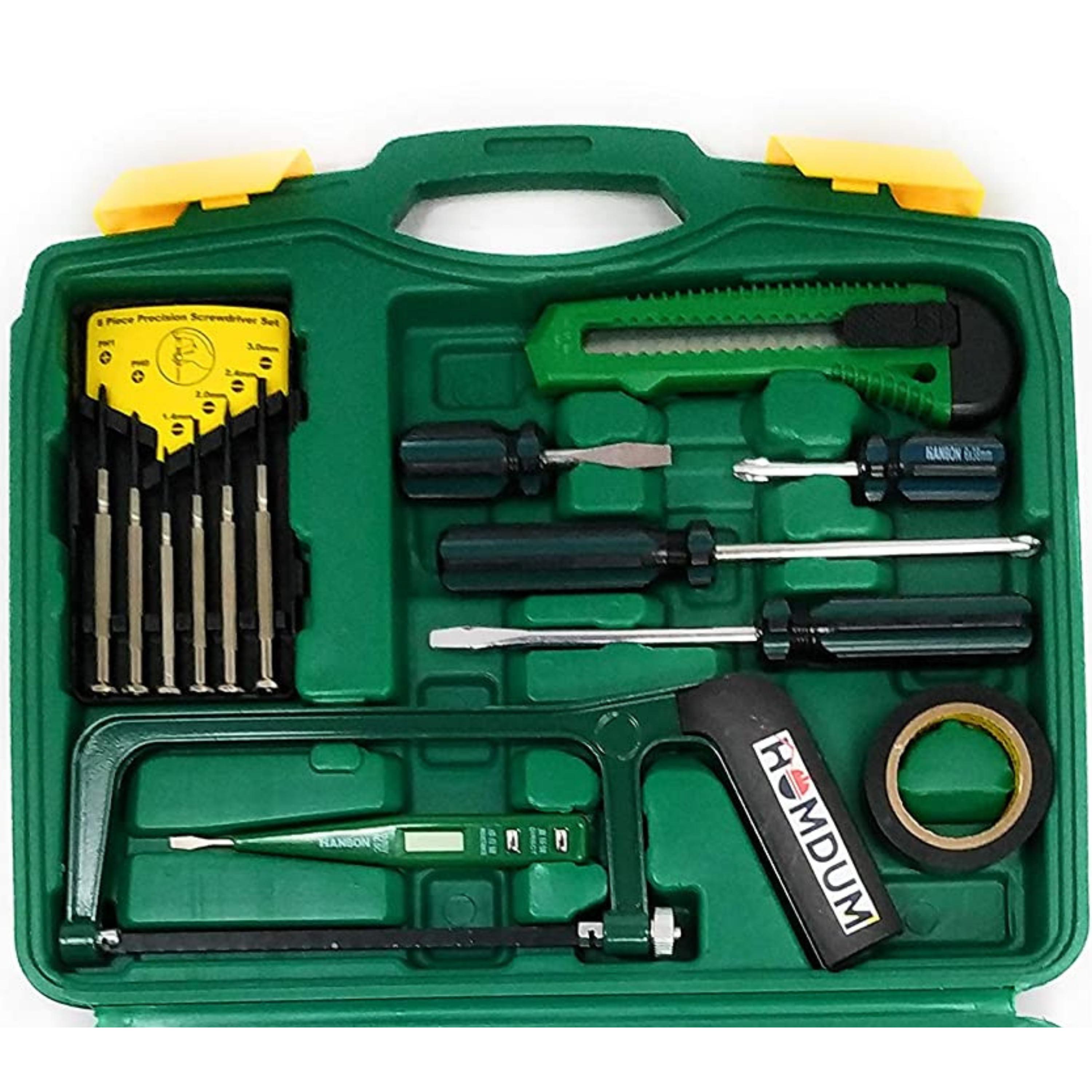 Homdum Repair tool Kit 22 Pc Home Toolbox 