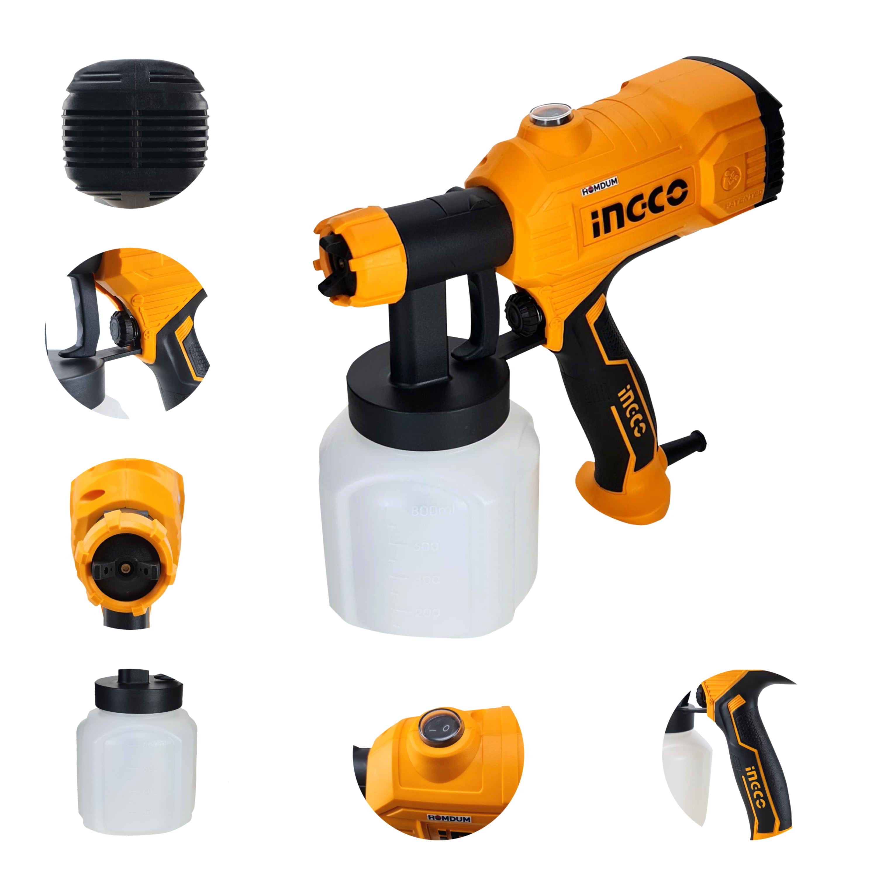 Ingco HVLP Paint spray gun 450W