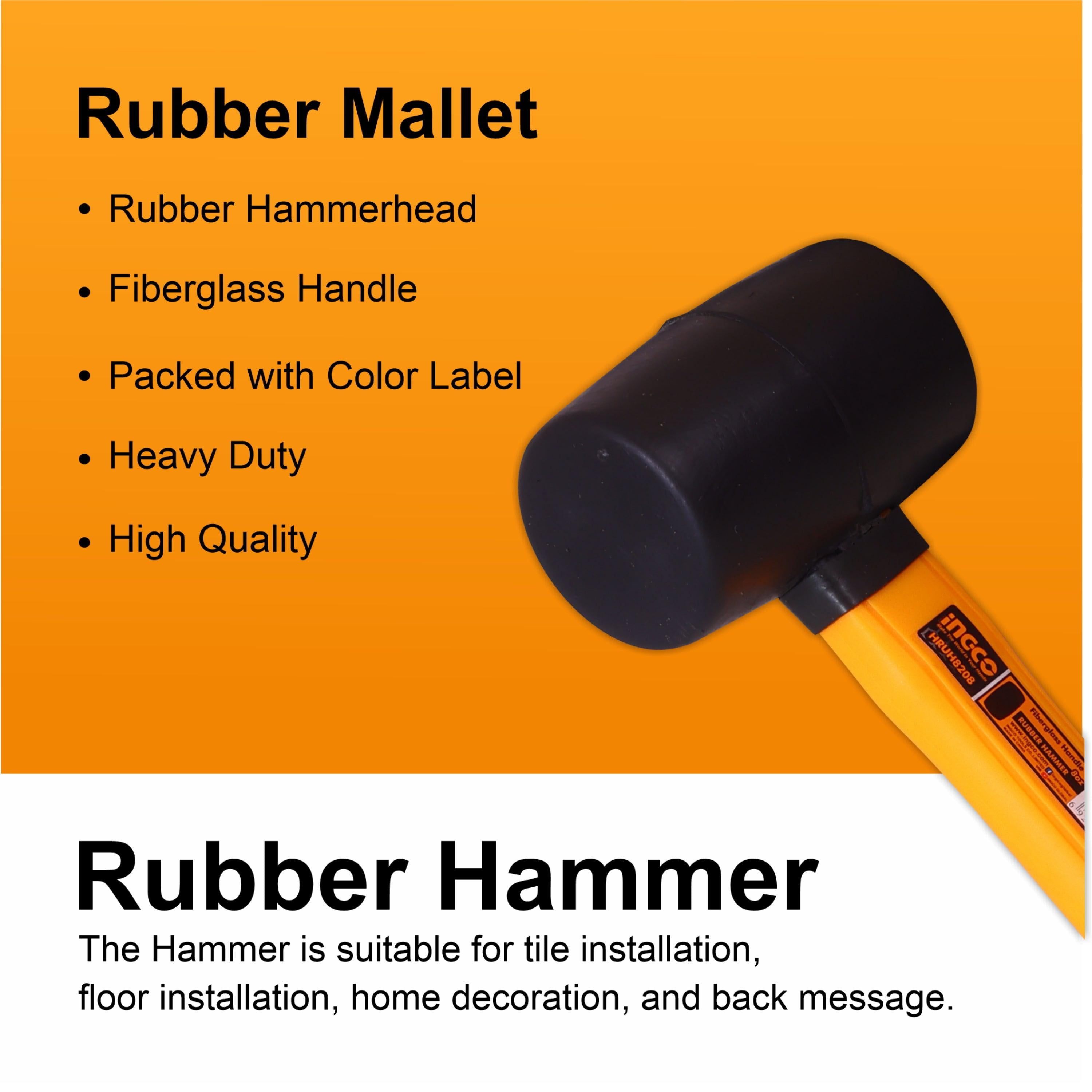 Homdum rubber mallet