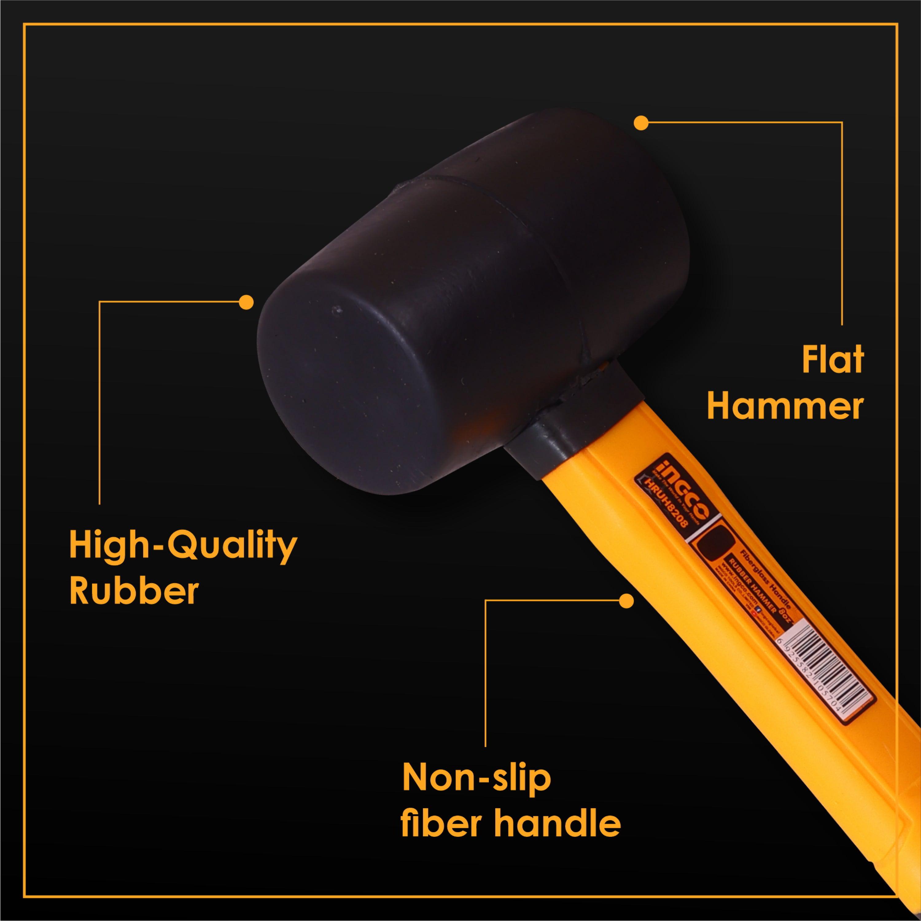 Homdum Heavy duty rubber hammer