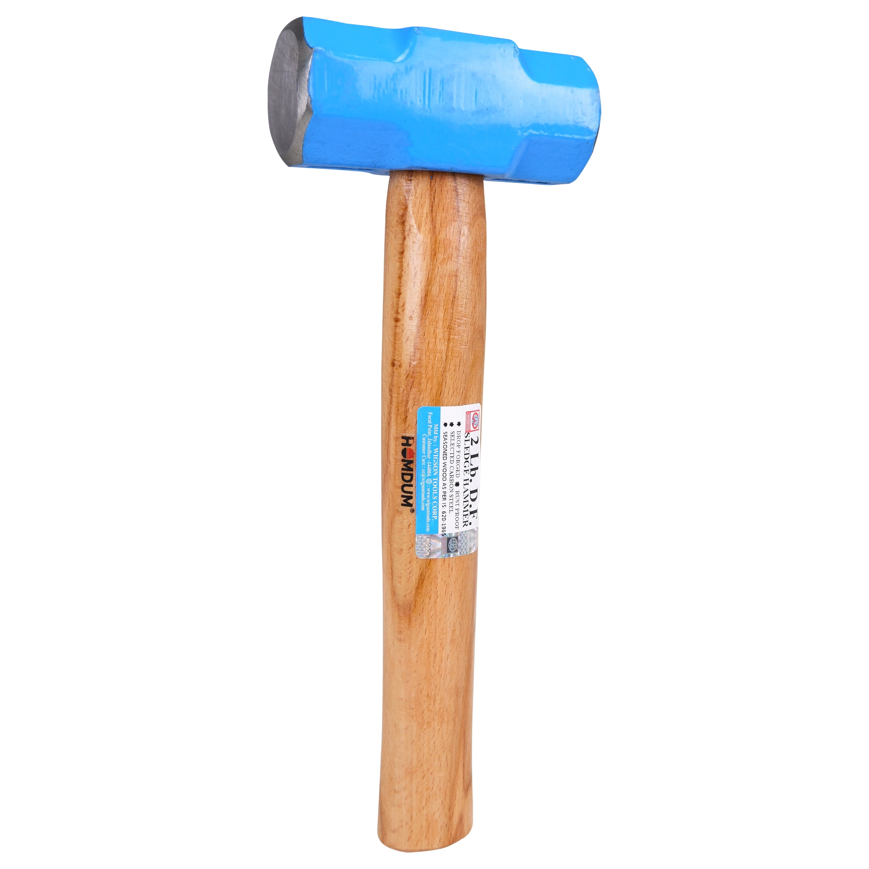 Homdum 2 Lb wigson sledge hammer wooden handle size 900gm