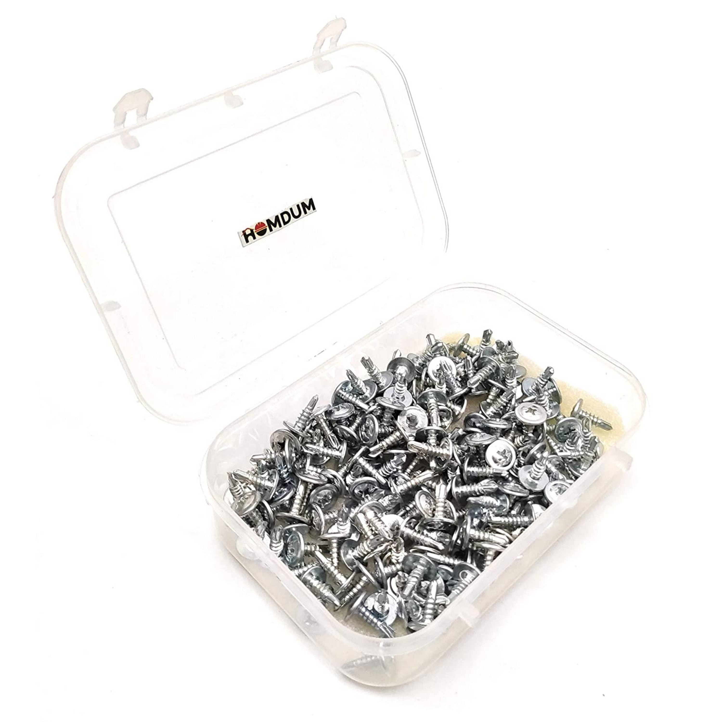 Homdum 100 Pcs Truss Head Drive Self Drilling Screw 1/2 inch