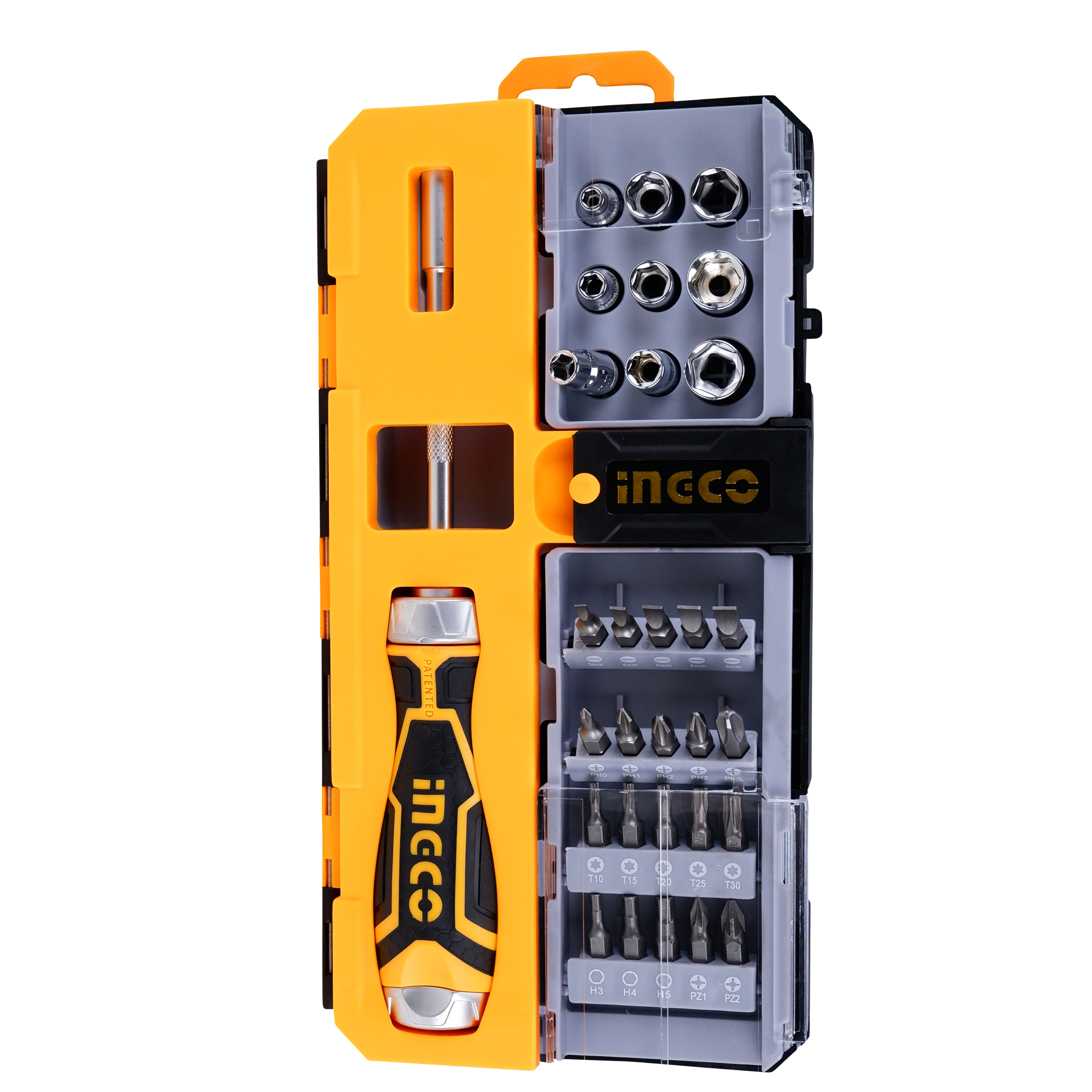 Homdum INGCO 33pc Ratchet Screwdriver Set