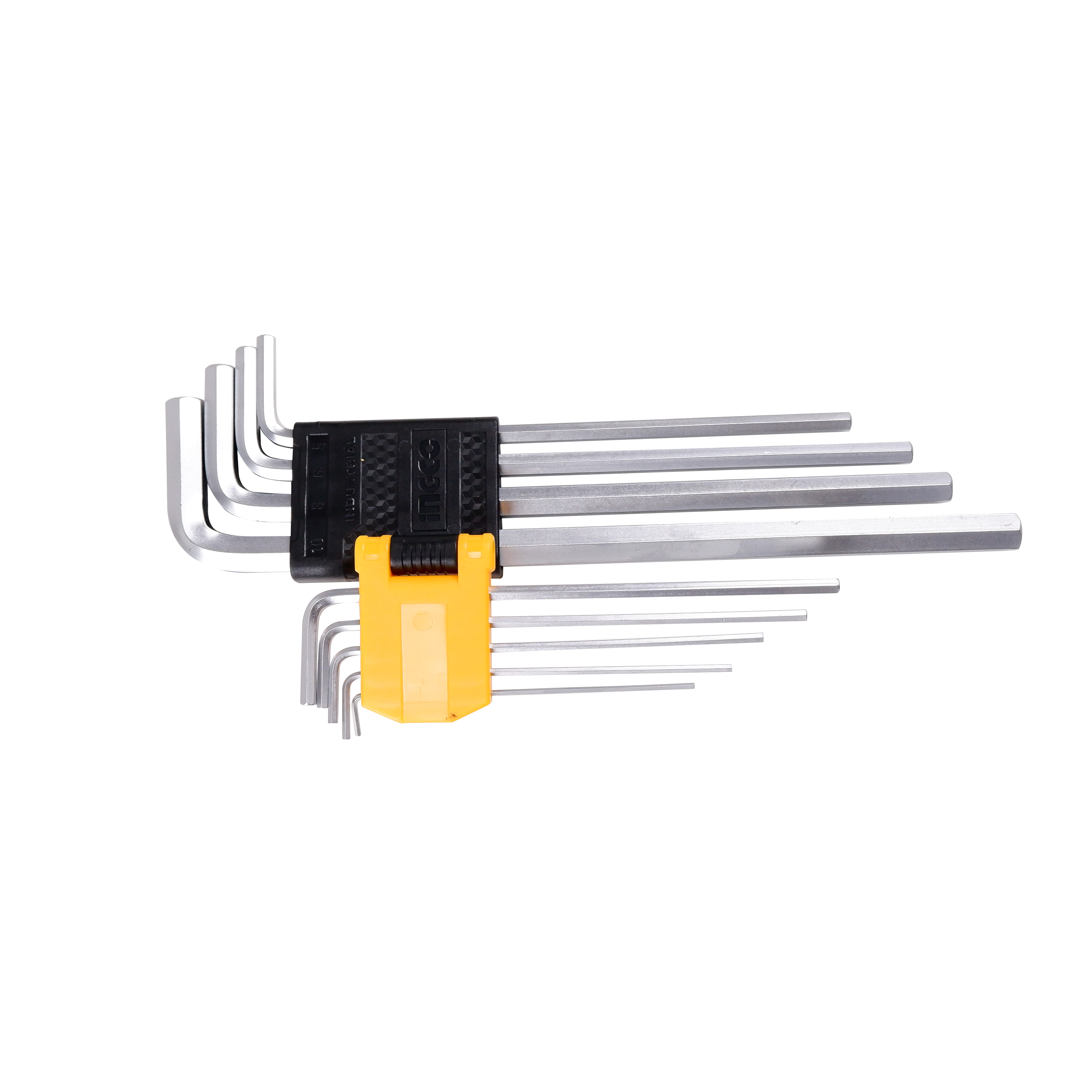 Homdum 9pc Hex key Set L-Shaped Metric Hexagon Allen Keys Wrench Long Arm CRV Steel Allen Keys metric sizes 1.5 mm to 10 mm