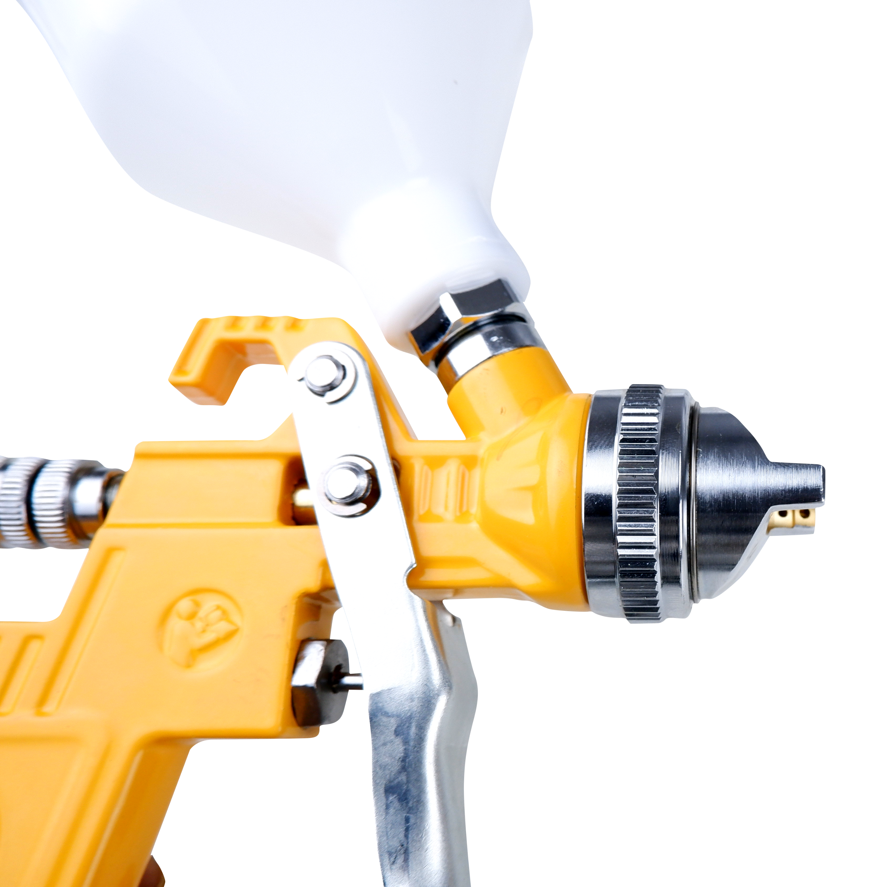 Homdum 600 ml INGCO Paint Spray Gun - Pneumatic (Air Powered) - 1.4mm Stainless Steel Nozzle - Gravity Feed Cup