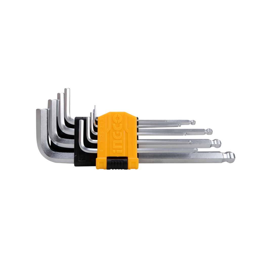 9pcs Metric Allen hex key wrenches 1.5mm~10mm L-shaped hexagon screwdrive