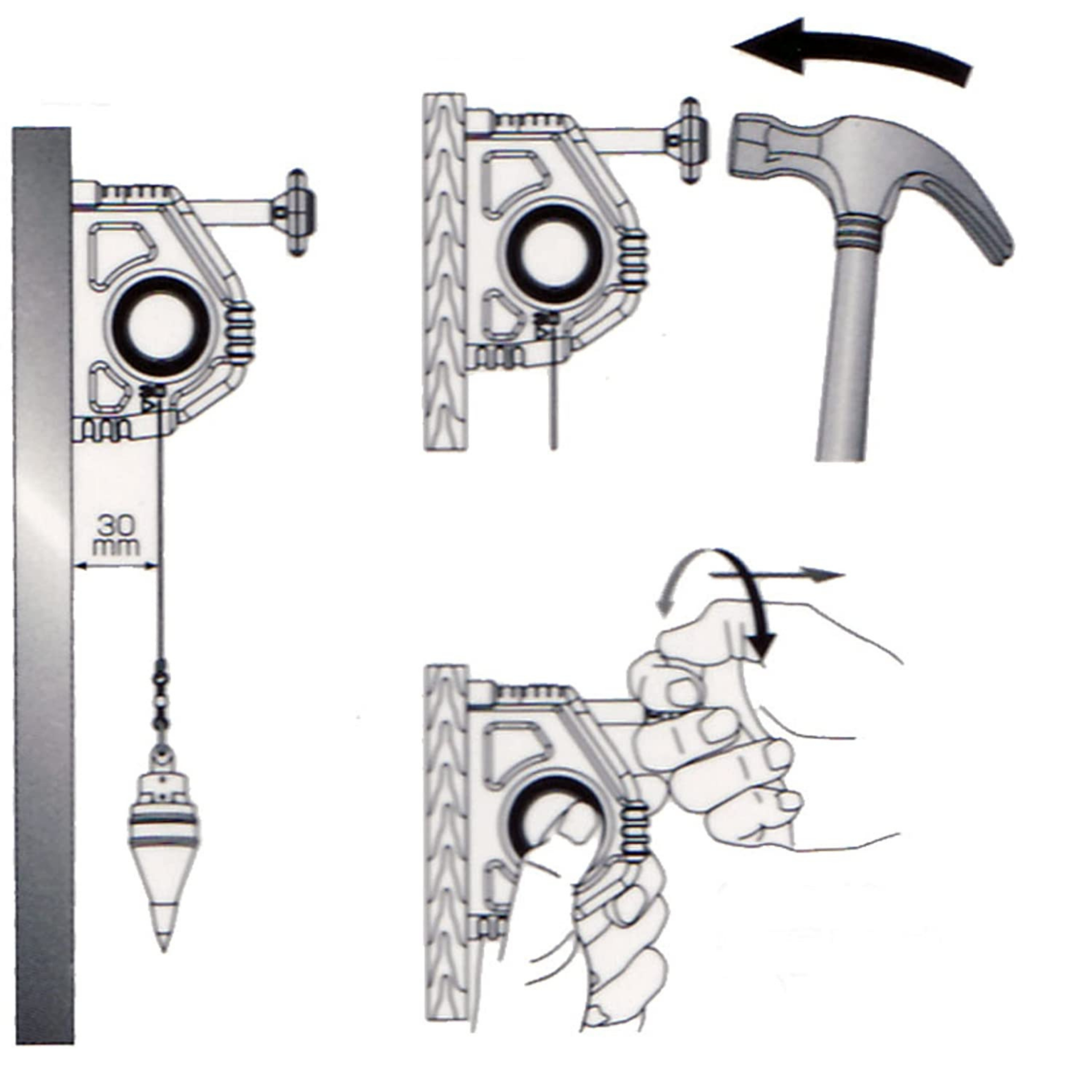 Homdum Plumb Bob kit with Magnet for Construction Work