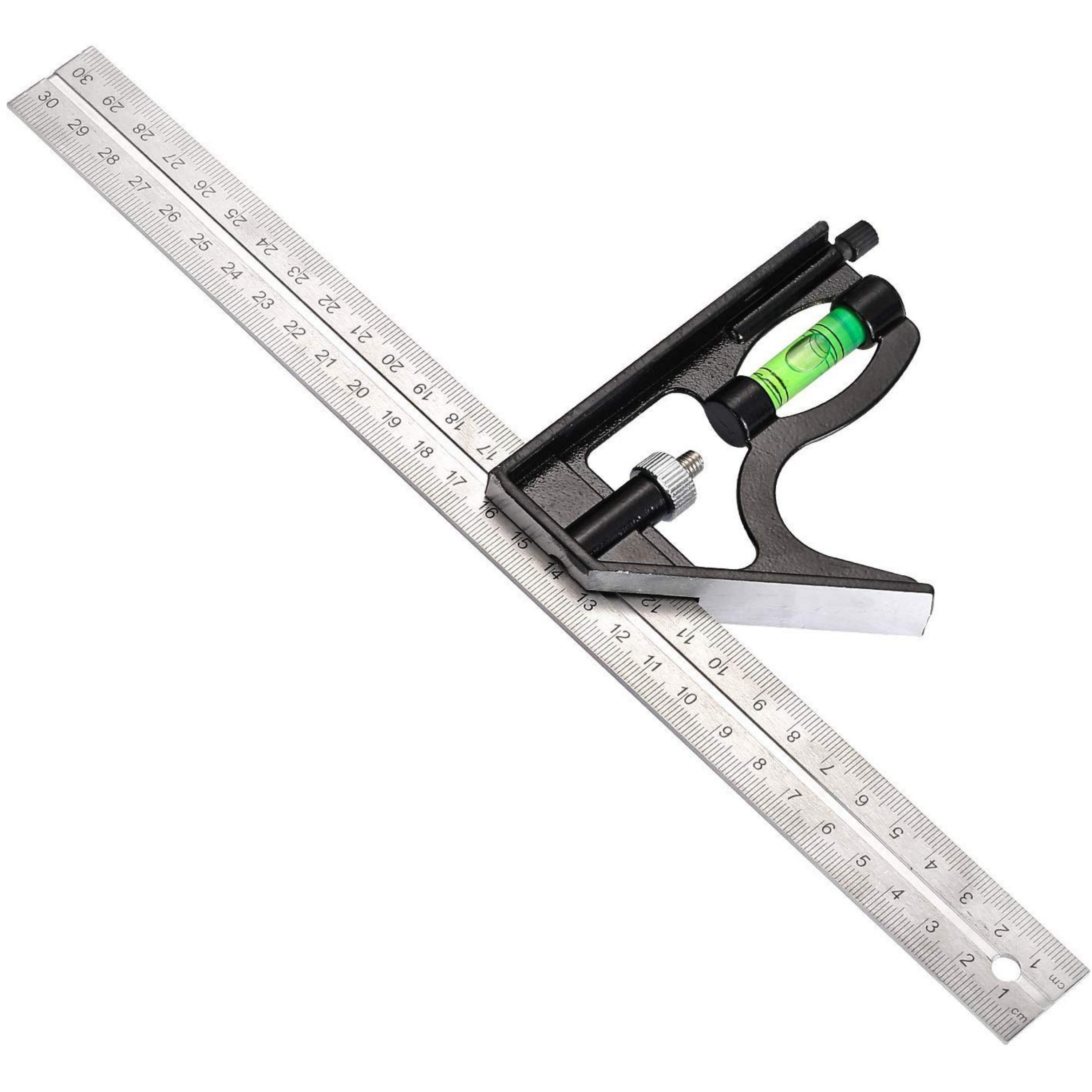 Homdum Stainless Steel Multi-function Combination Right Angle Ruler