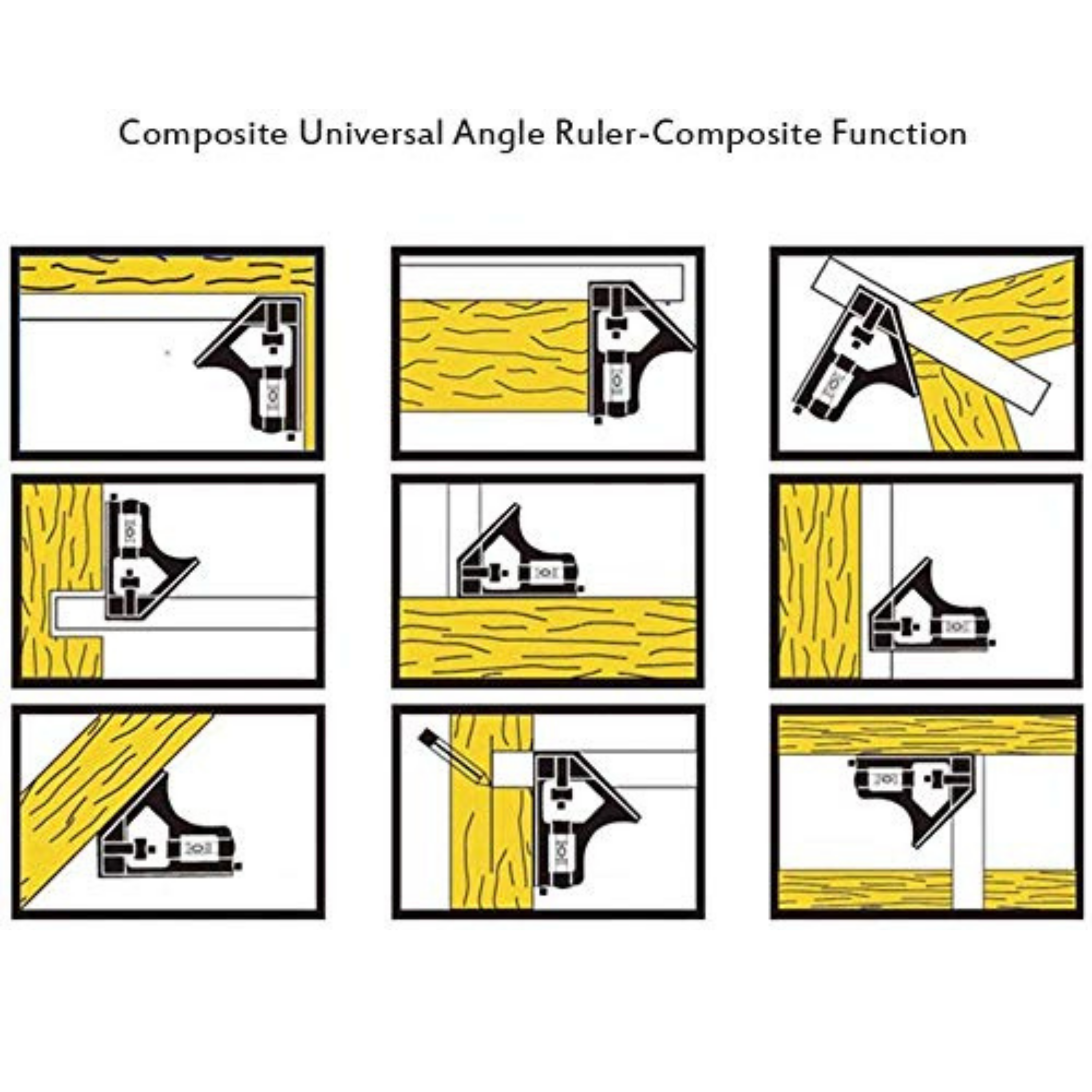 Homdum Precision Try Square Measuring Tool