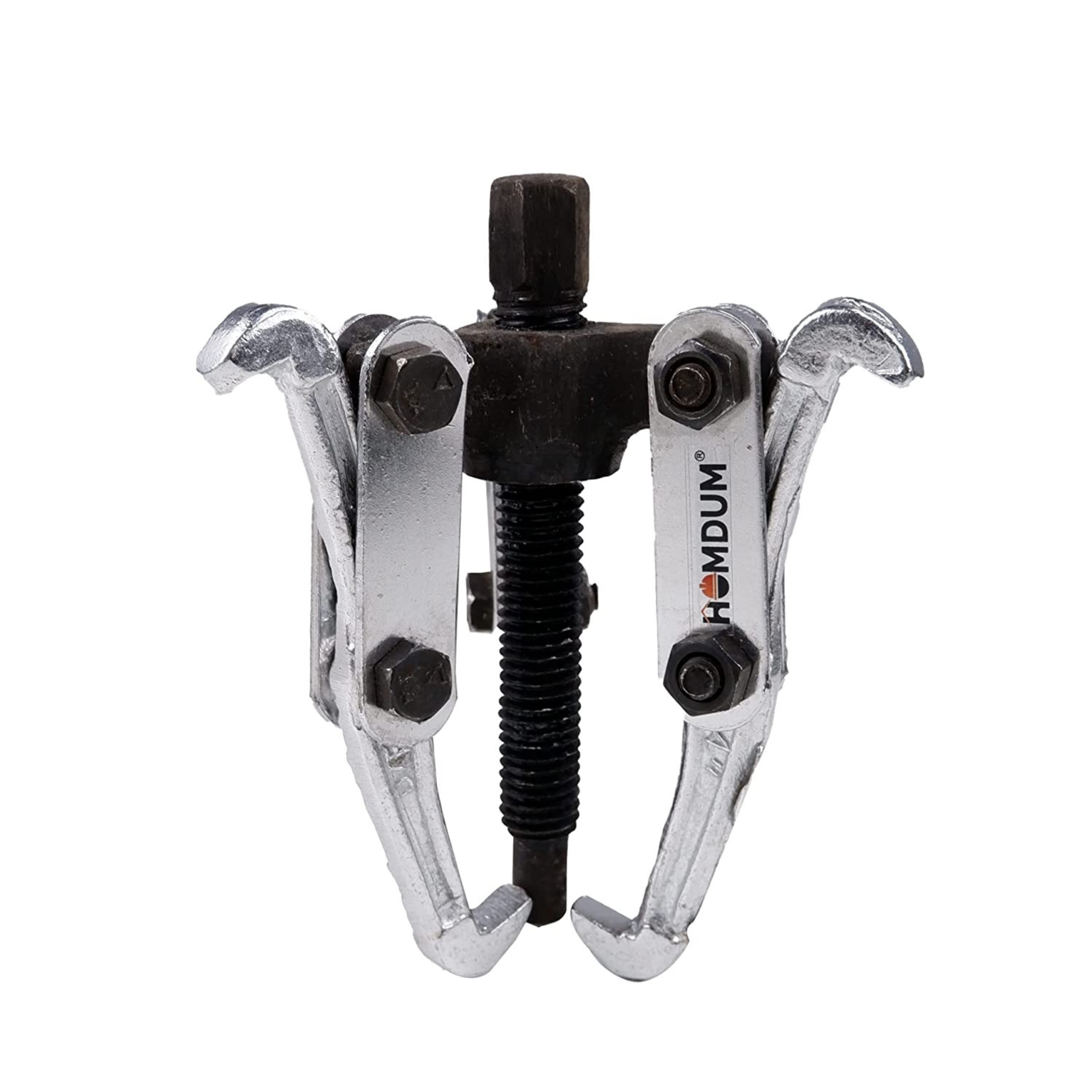 Homdum 3 inch 3 Legs/Jaws Bearing Puller Heavy Chrome Vanadium Steel Gear Puller size 75 mm (Black and Silver)