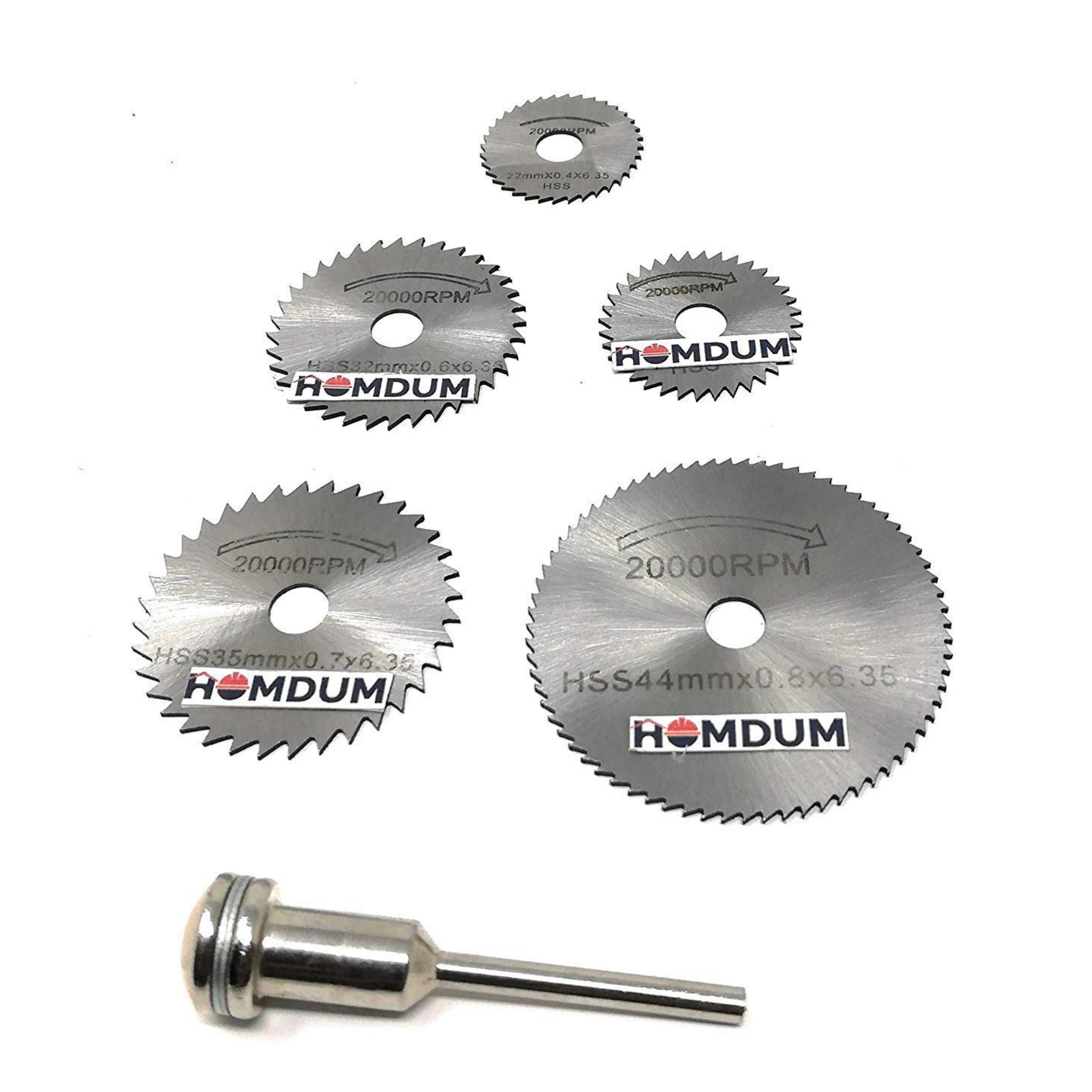 Homdum Mini Rotary Die Grinder combo - 350 Modes combo kit - 175 Pc of Accessories + 2 Die Grinders + 6 Pcs Mini HSS Circular Saw Blade + 3 PCs Mini Multi Circular Saw Blade