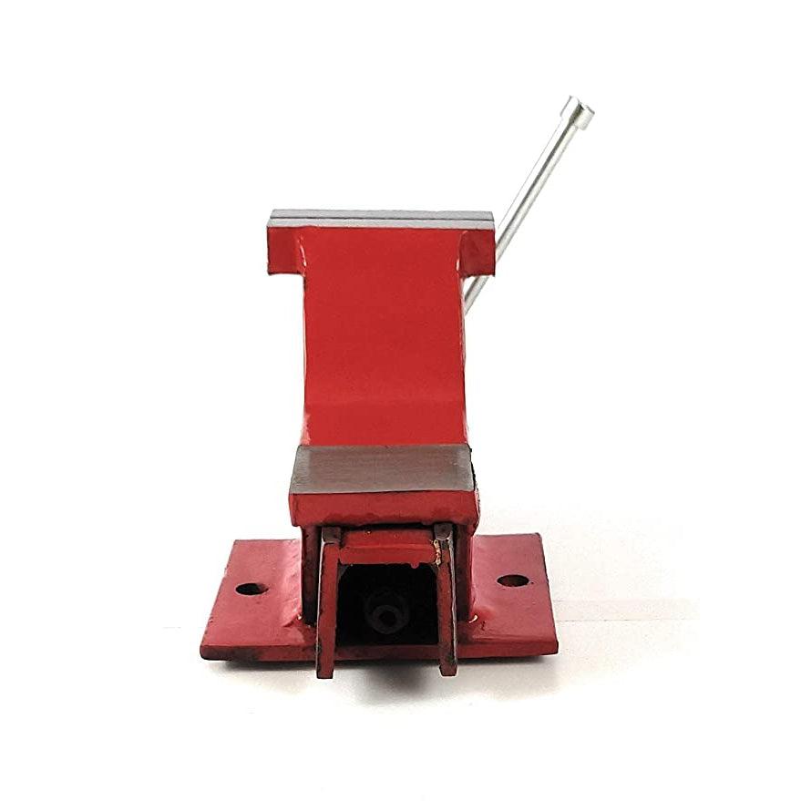 Homdum Steel Bench Vice munish Heavy Duty Professional Fixed Base Fabricated All Steel Welded Construction Screw Type Clamping Tool Jaw Width 2 ½ inch 65mm