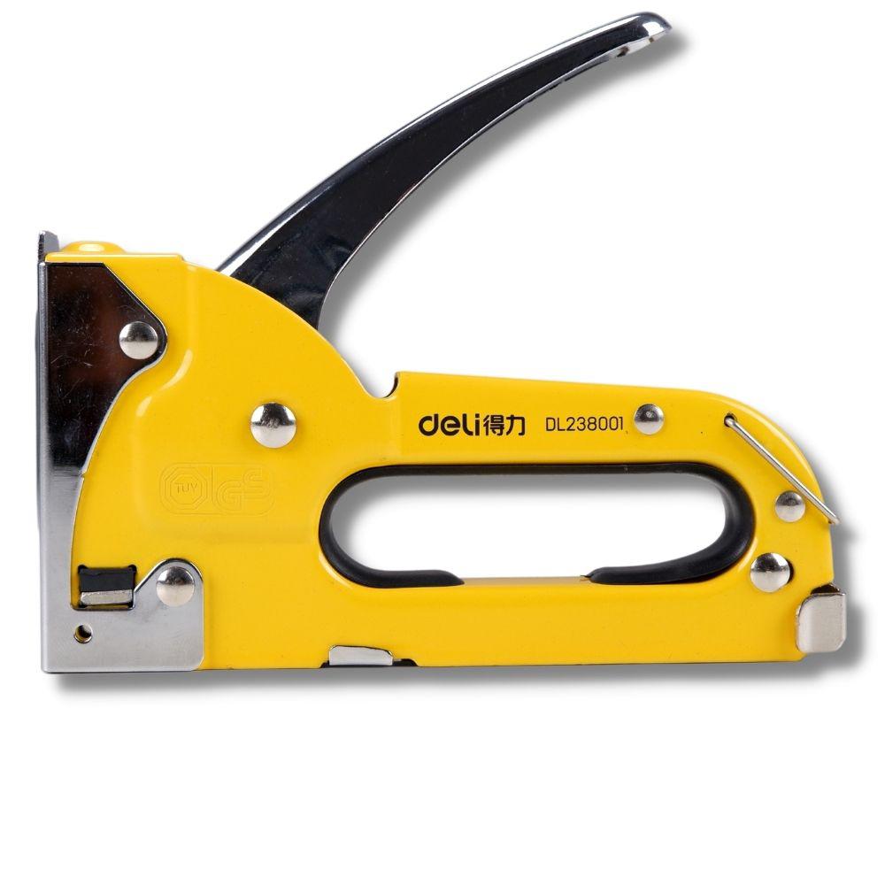 Homdum Deli Heavy Duty Staple Gun Handtacker wood Tacker for crafts and wooden works